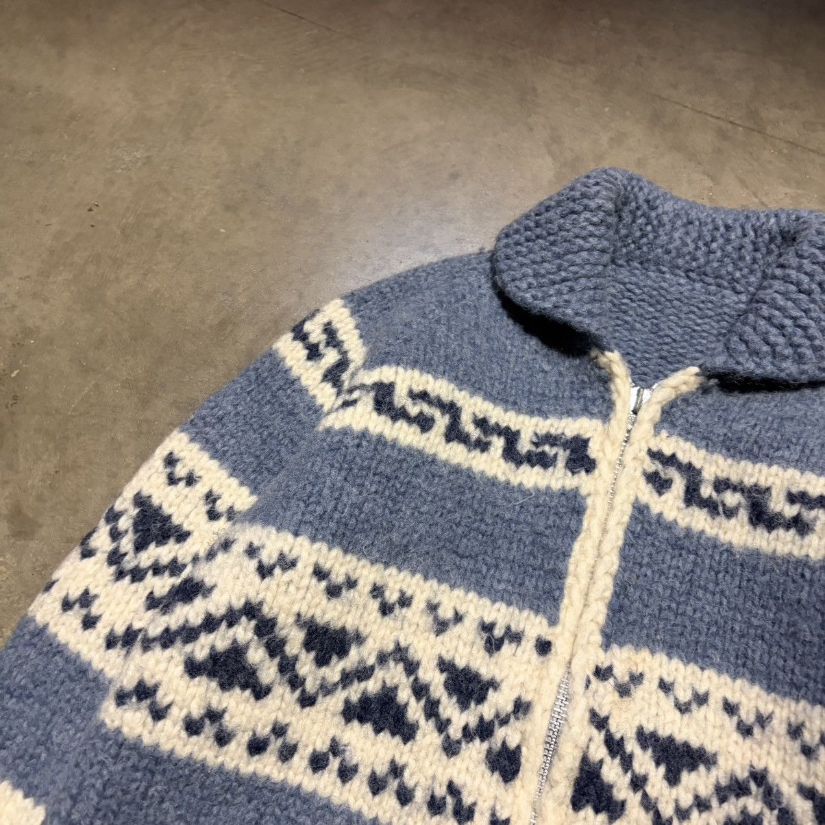 Vintage Vintage Cowichan Sweater Cardigan Zip Up Wool Canadian 70s Size US S / EU 44-46 / 1 - 4 Thumbnail