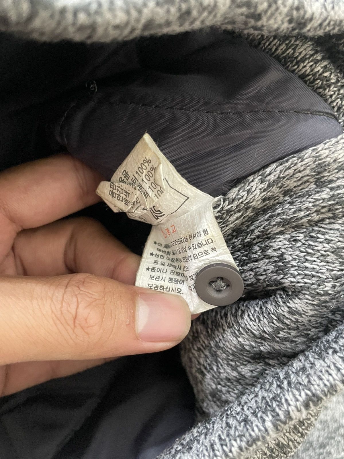 Japanese Brand 2000s Japan Grey Jacket with Faux Fur Hooded Size US XL / EU 56 / 4 - 7 Thumbnail