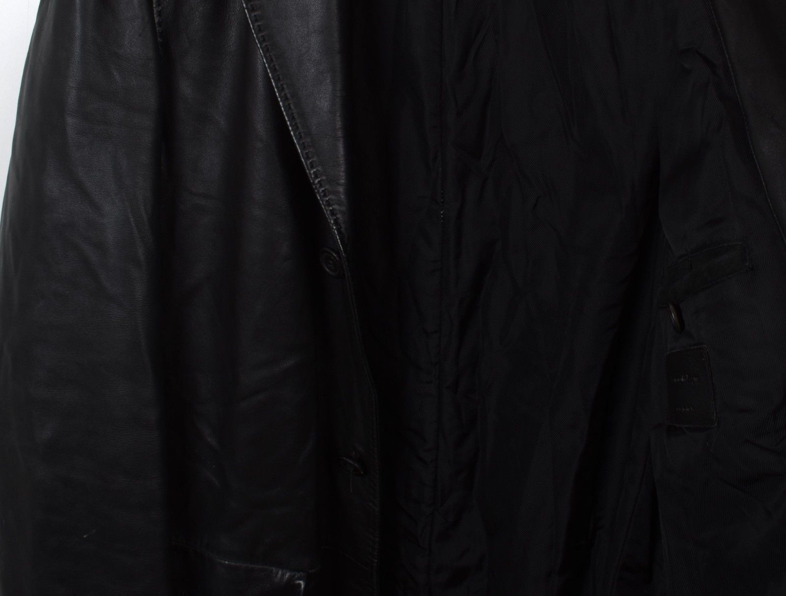 Ermenegildo Zegna Ermenegildo Zegna Leather Men Coat Size IT50-L, S1778 Size US L / EU 52-54 / 3 - 9 Thumbnail