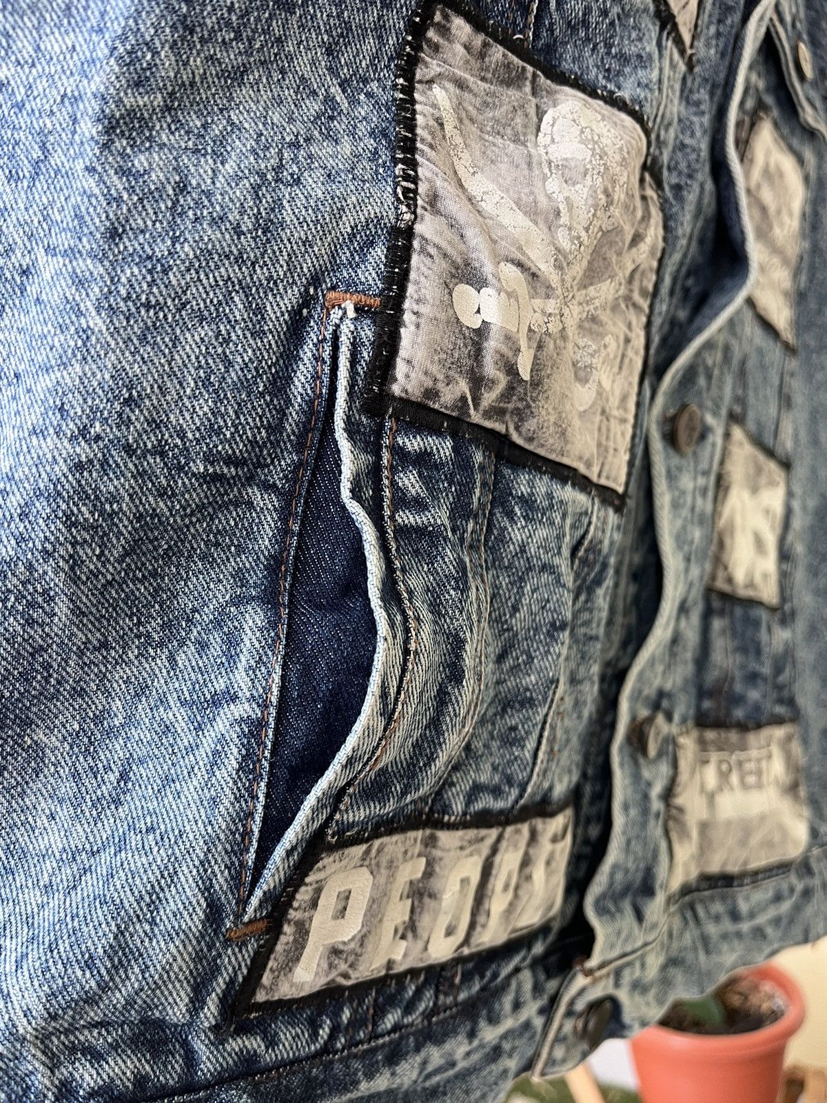 The People Vs. RARE 💎 TPVS Ragged Patches Denim Vest Size US S / EU 44-46 / 1 - 11 Thumbnail