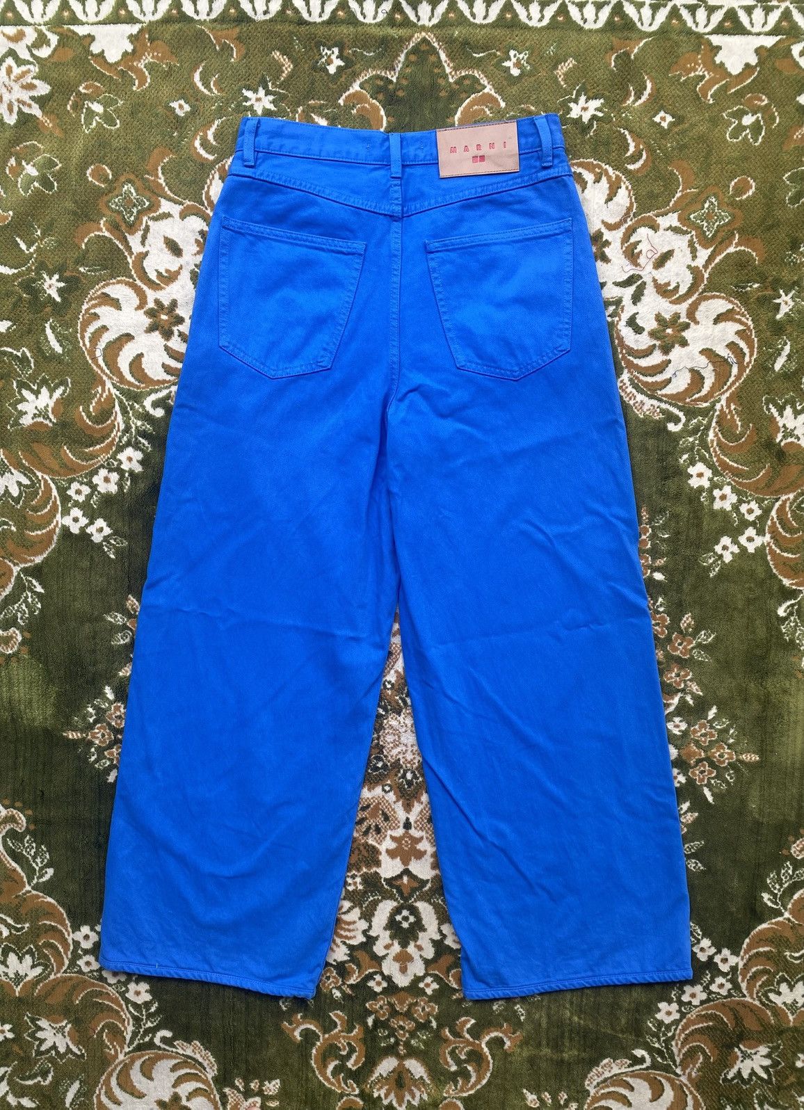 Marni × Uniqlo Marni x Uniqlo Blue Wide Leg Jeans Size 25" / US 0 / IT 36 - 5 Thumbnail