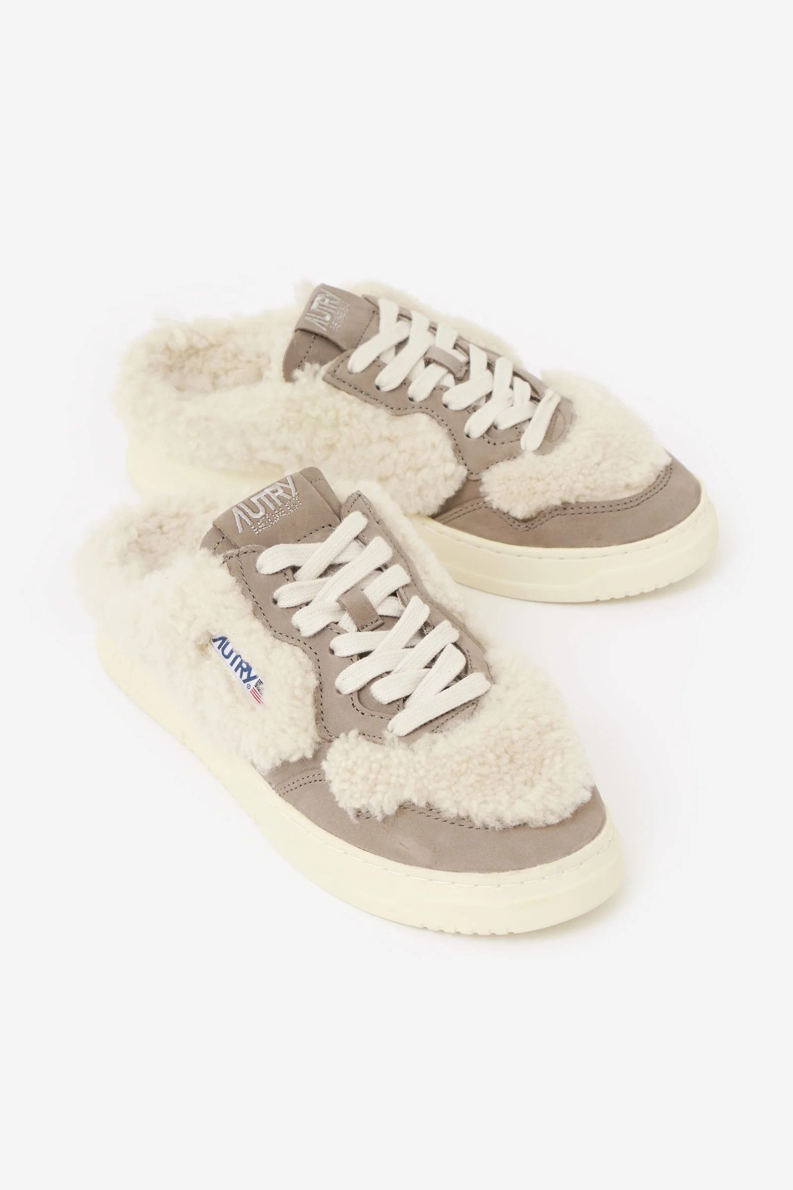 AUTRY o1y0426 Logo Low-Top Sneakers in Beige Size US 6 / EU 39 - 4 Thumbnail