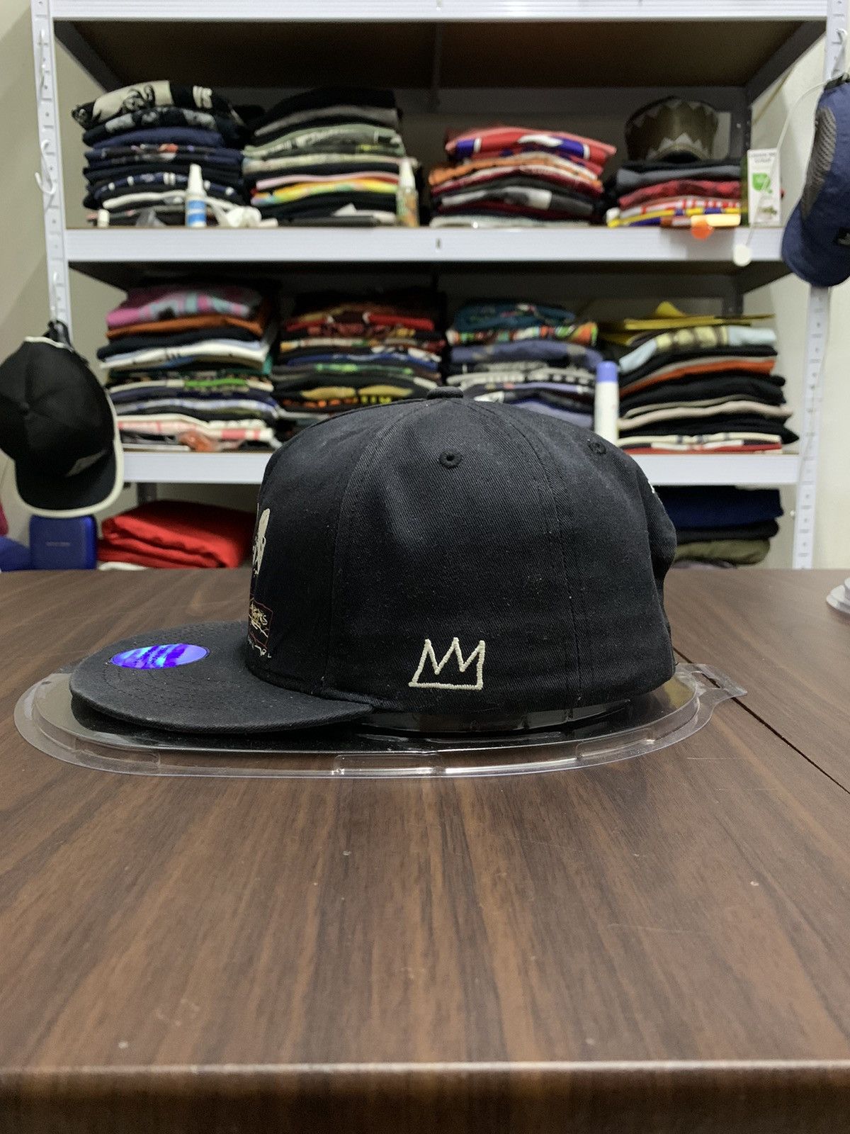 Jean-Michel Basquiat × Vintage Vintage Jean Michel Basquait Art Design Trucker Hat Cap Size ONE SIZE - 3 Thumbnail