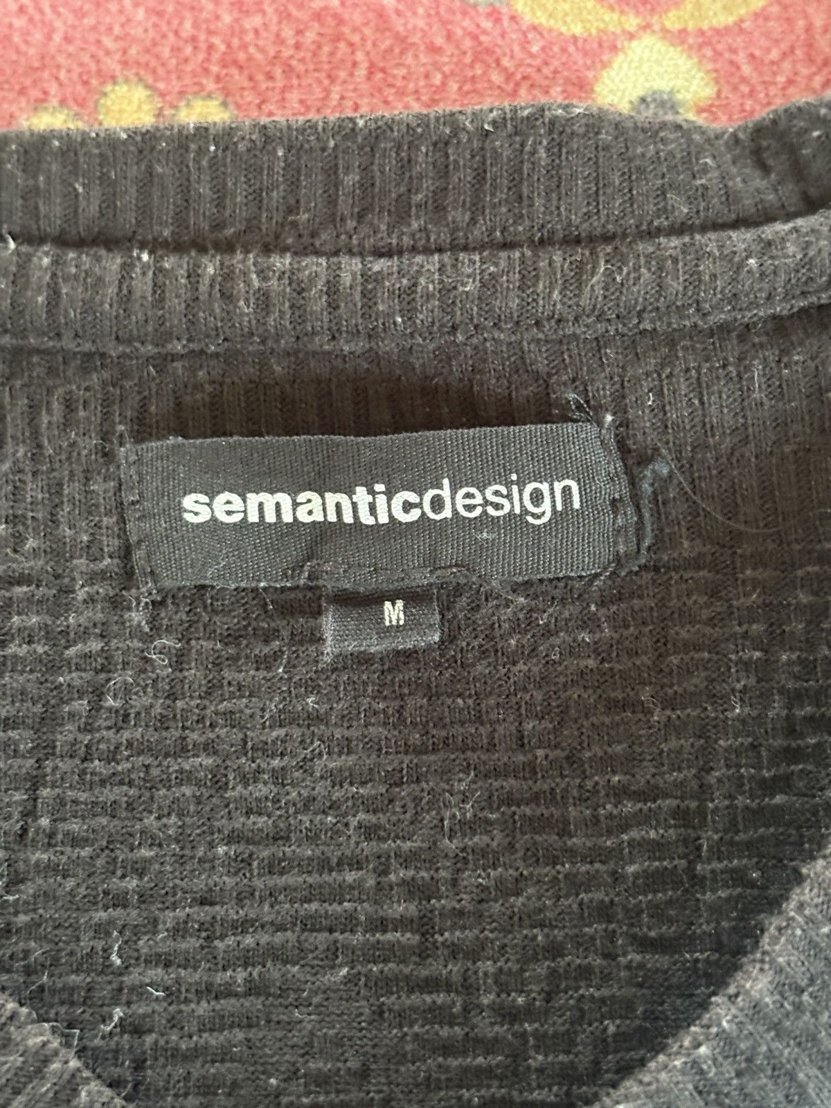semanticdesign Japanese Brand semanticdesign Poem Knit Long Sleeve Tee Size US S / EU 44-46 / 1 - 7 Thumbnail