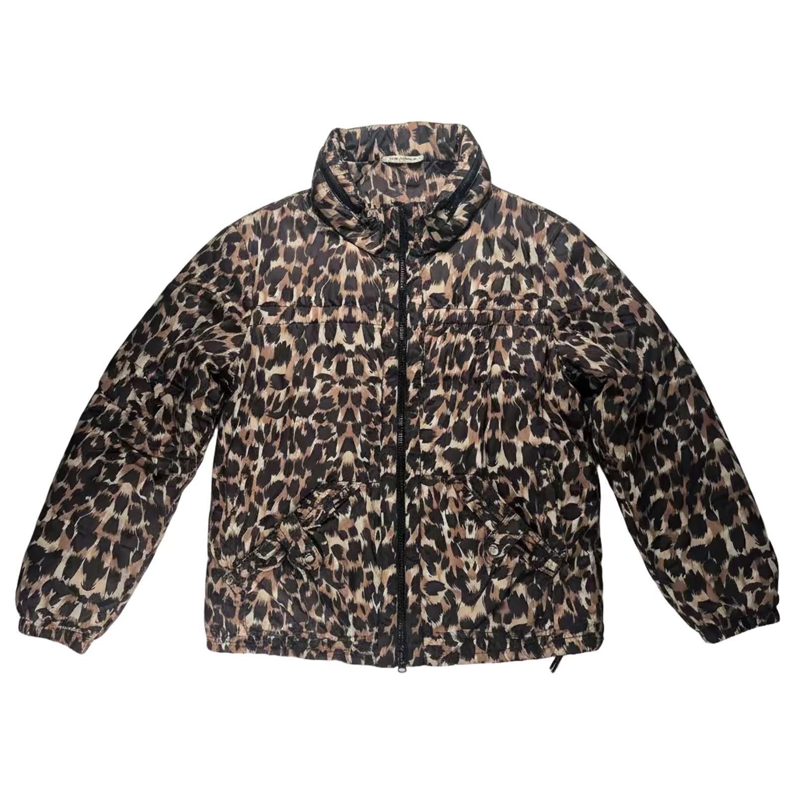 John Dalia DALIA Leopard Lightweight Rain Jacket Women's Size L / US 10 / IT 46 - 1 Thumbnail
