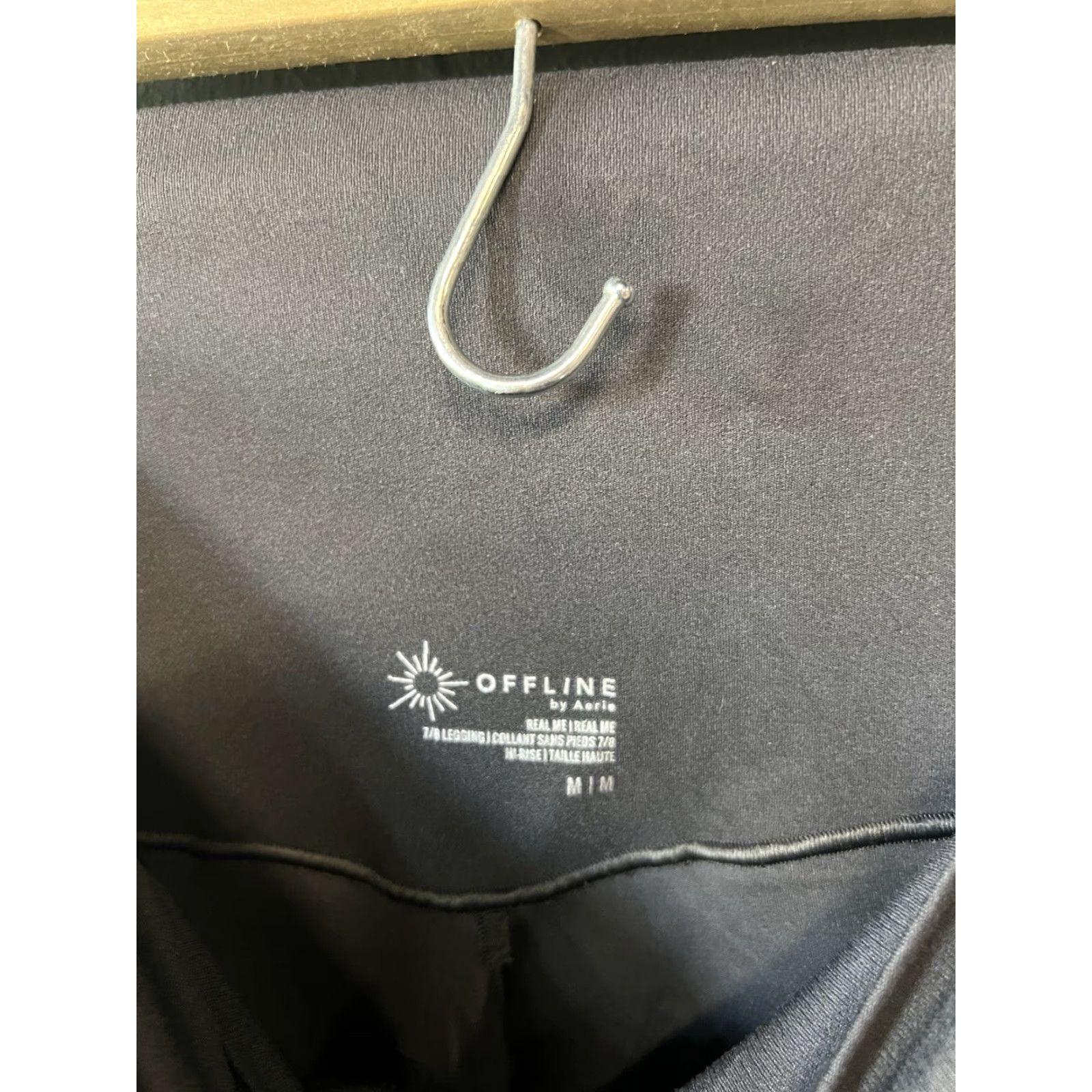 Vintage Offline By Aerie Womens Leggings Cropped Athletic Gray Medium Size 32" / US 10 / IT 46 - 3 Thumbnail
