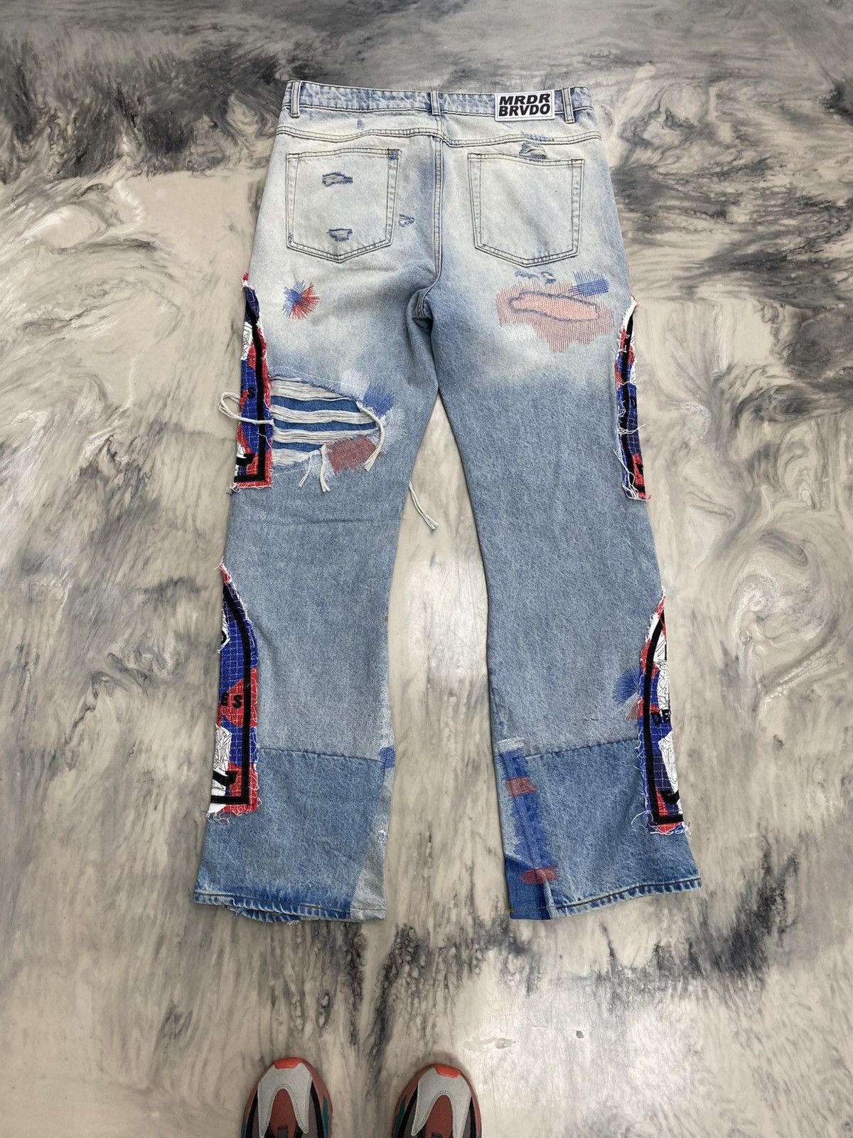 Who Decides War Who Decides War stained glass denim jeans 36 authentic Size US 36 / EU 52 - 10 Thumbnail