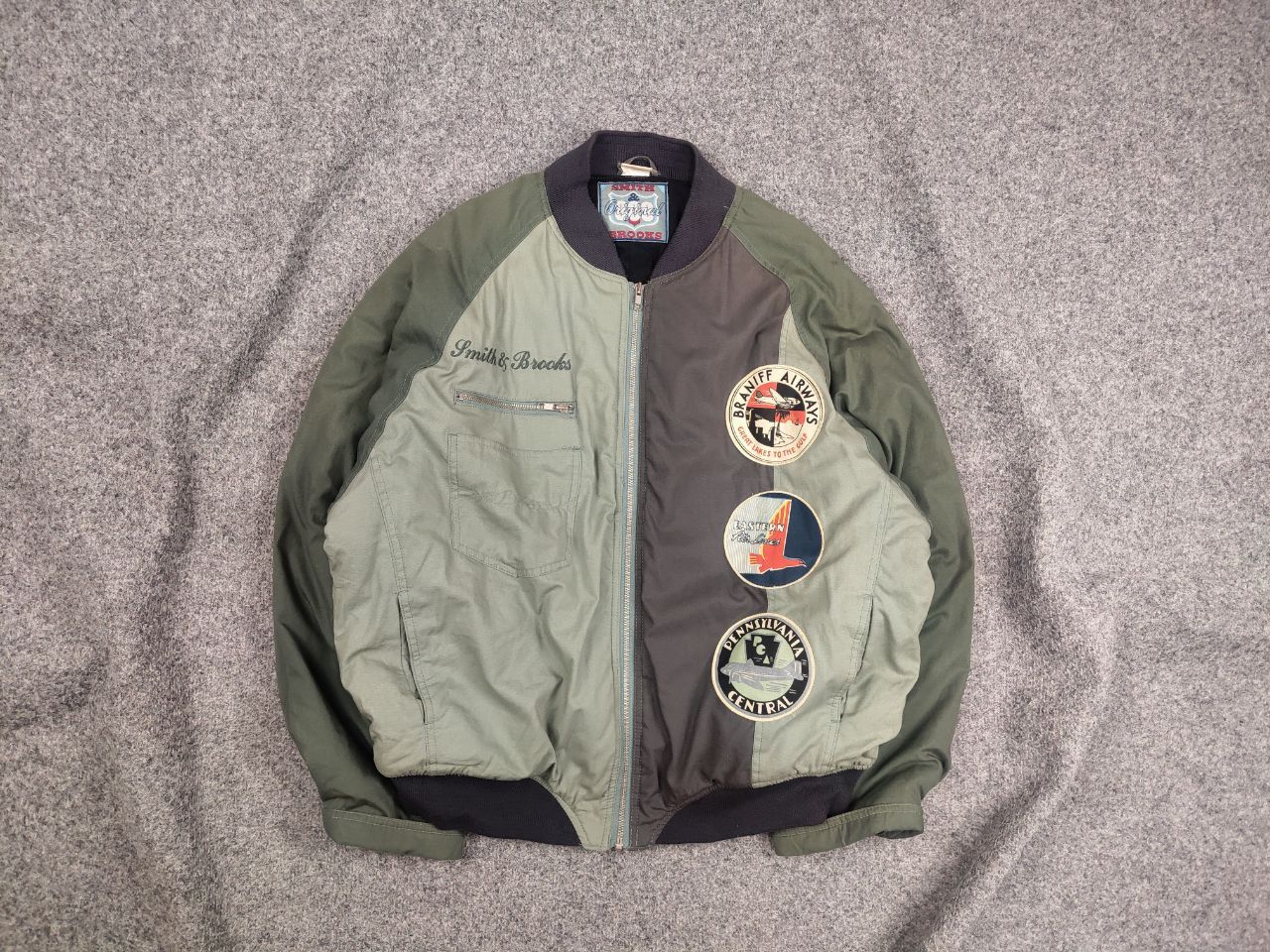 Vintage Vintage 90's Pennsylvania Central Patsh Bomber Jacket USA Size US L / EU 52-54 / 3 - 1 Thumbnail
