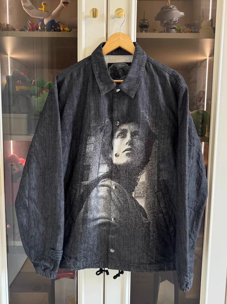 Undercover Undercover 20SS Cindy Sherman Jacquard Denim Coach Jacket Size US XXL / EU 58 / 5 - 1 Thumbnail