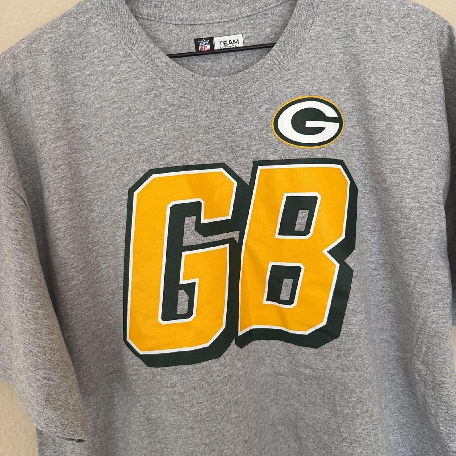 Nike Green Bay Packers Men's Gray Short Sleeve T-Shirt Size US XL / EU 56 / 4 - 3 Thumbnail