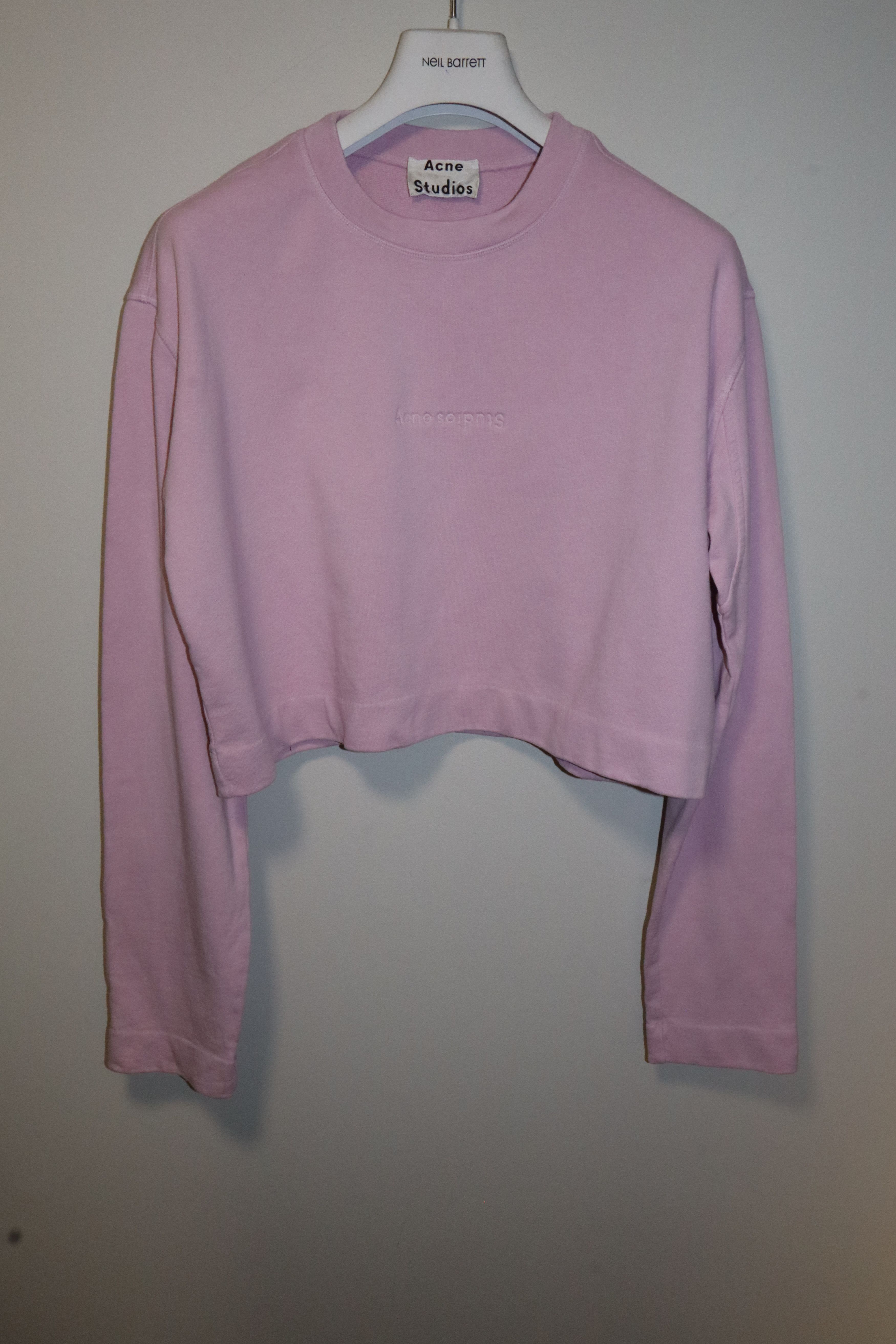 Acne Studios Odice embossed logo sweatshirt Size XXS / US 00 / IT 34 - 1 Thumbnail