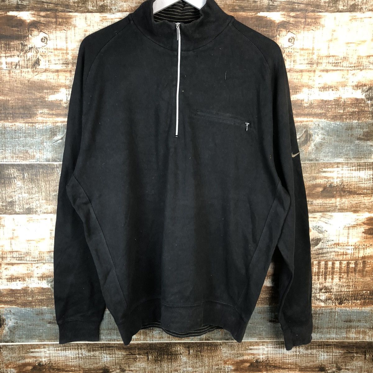 Nike Nike Golf Black Sweather #A1631 Size US L / EU 52-54 / 3 - 3 Thumbnail