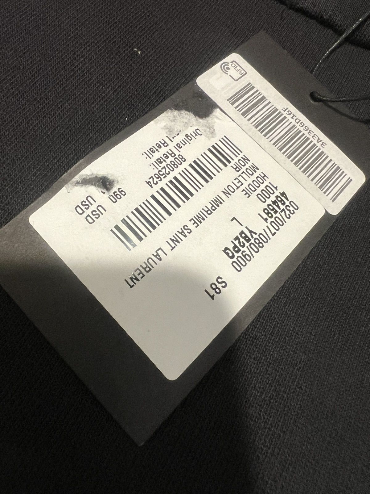 Saint Laurent Paris Saint laurent mens hoodie. L. $990 Size US L / EU 52-54 / 3 - 4 Thumbnail