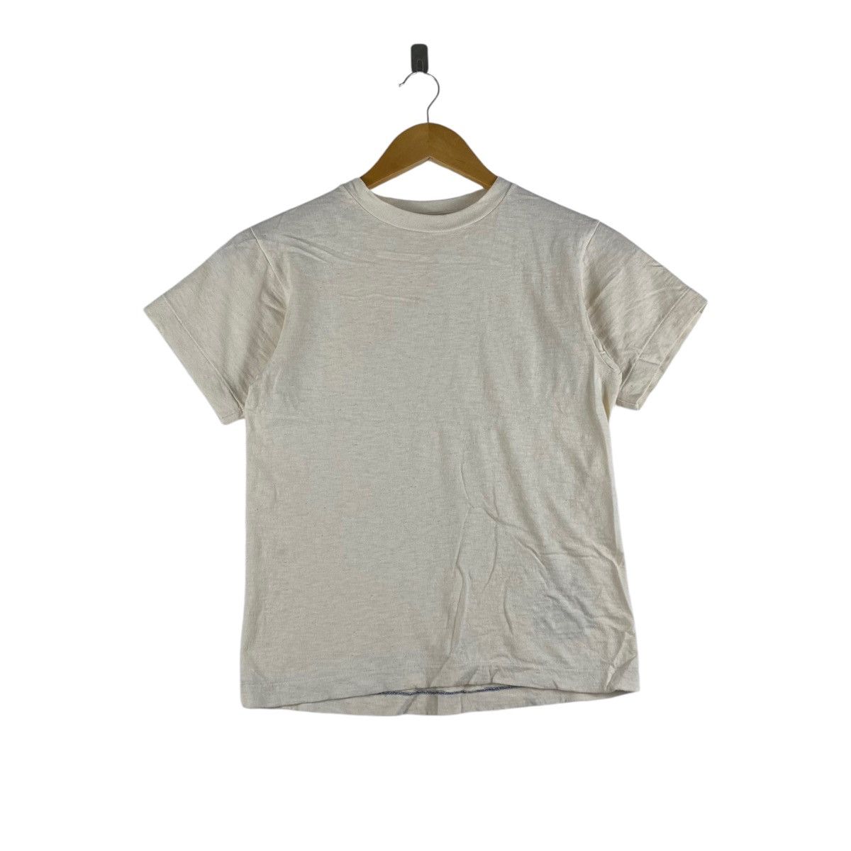 45rpm × Japanese Brand 45RPM STUDIO Japanese Brand Plain Cream Short Sleeve Shirt Size US XS / EU 42 / 0 - 1 Thumbnail
