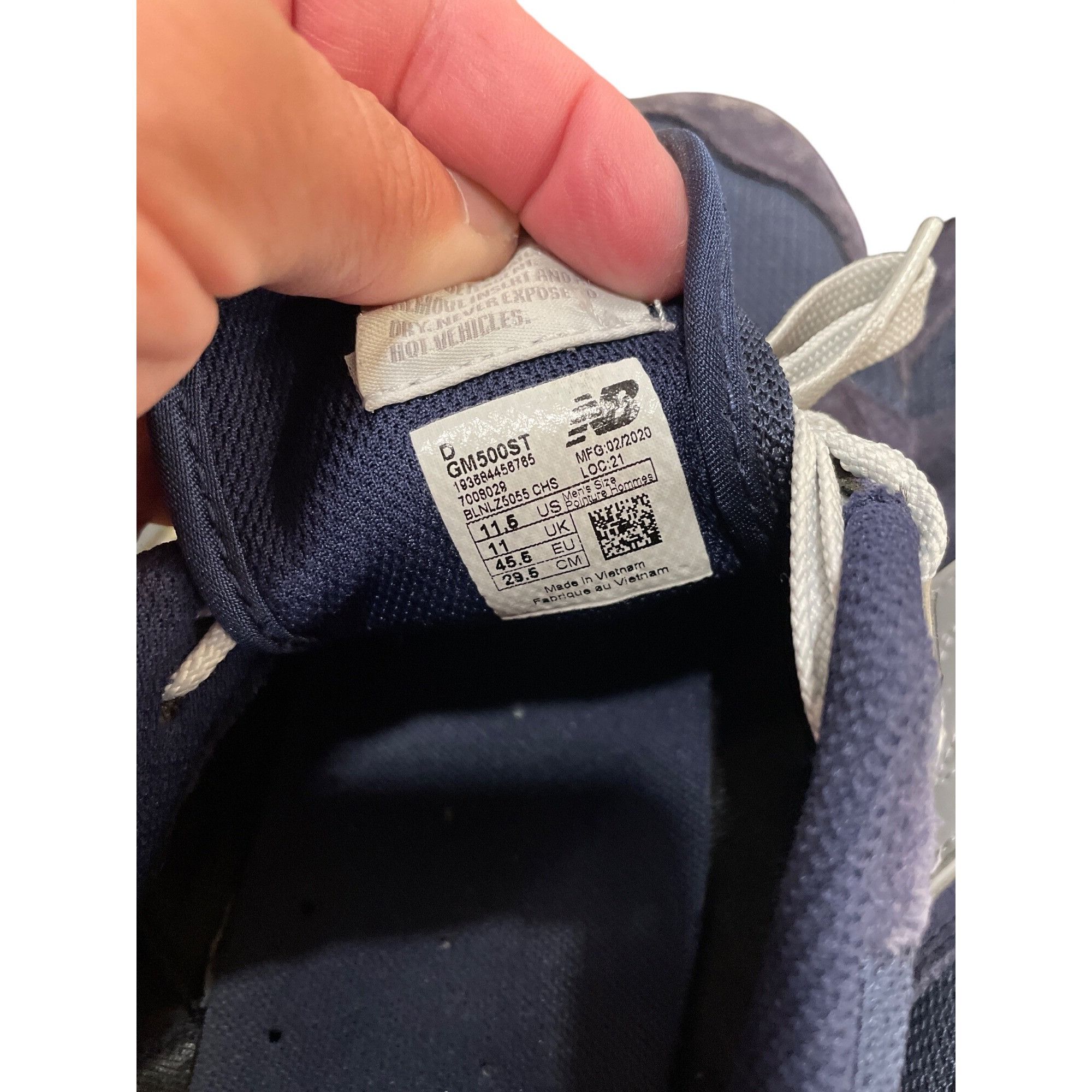 New Balance New Balance 500GM 500St mens retro blue gray sneakers sz 11. Size US 11.5 / EU 44-45 - 6 Thumbnail
