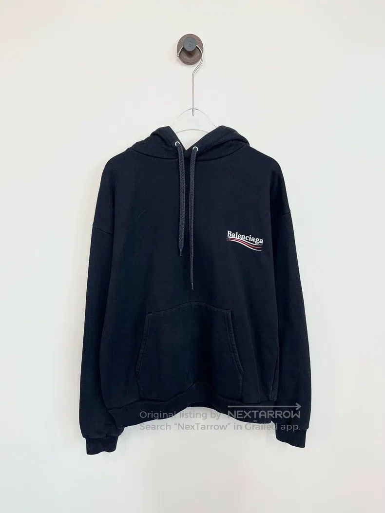 Balenciaga Balenciaga Black Coca-Cola wave print logo hooded sweatshi Size US M / EU 48-50 / 2 - 1 Thumbnail