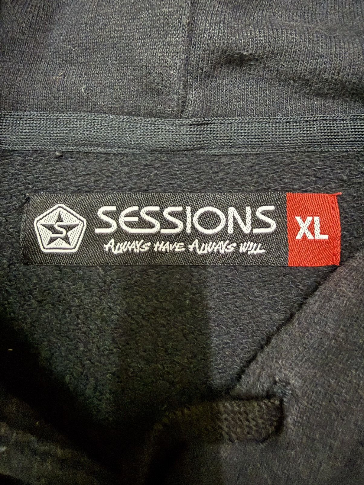 Sessions Session Biglogo Pullover Sweater Black Hoodie Size US M / EU 48-50 / 2 - 7 Thumbnail