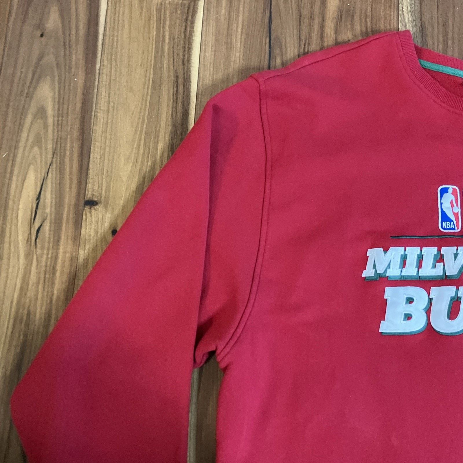 Mitchell & Ness Vtg Milwaukee Bucks Sweatshirt Mens 3XL Embroidered Crewneck Size US XXL / EU 58 / 5 - 8 Thumbnail
