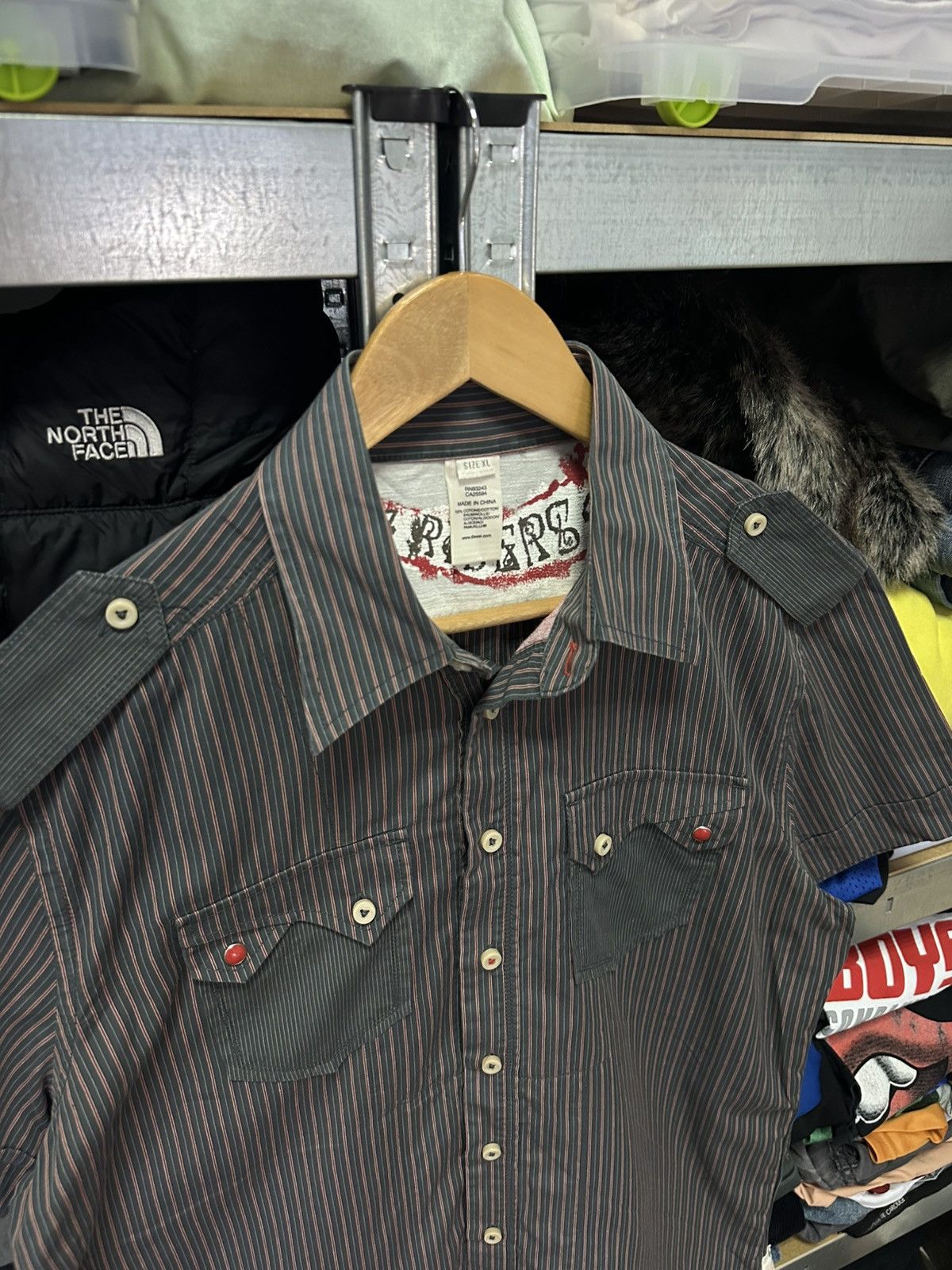 Diesel Vintage Y2K Diesel Avant Garde Button-Up Summer Shirt Size US XL / EU 56 / 4 - 4 Thumbnail