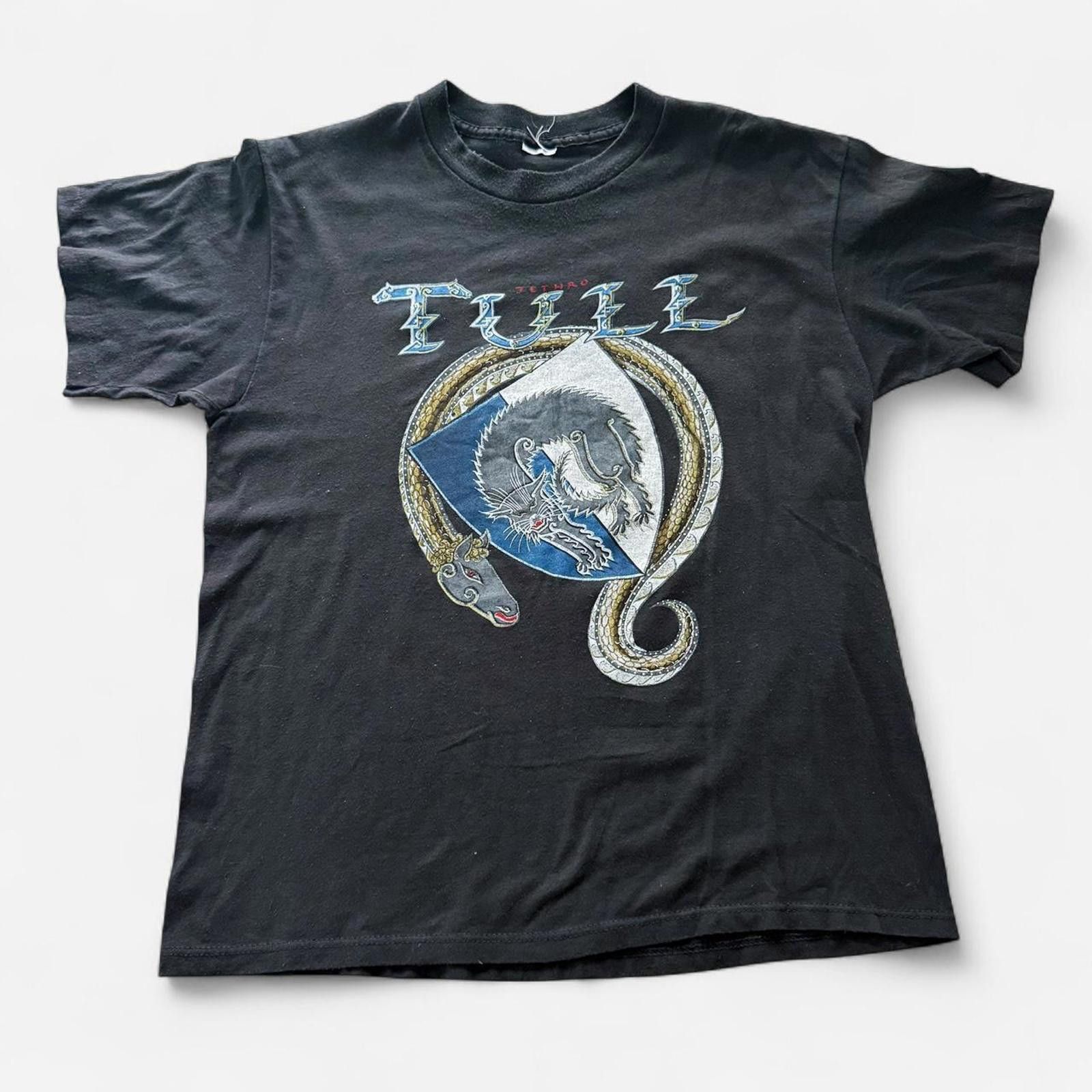 Other RARE Vintage 1987 JETHRO TULL Rock T-Shirt Here And There Size US M / EU 48-50 / 2 - 2 Thumbnail