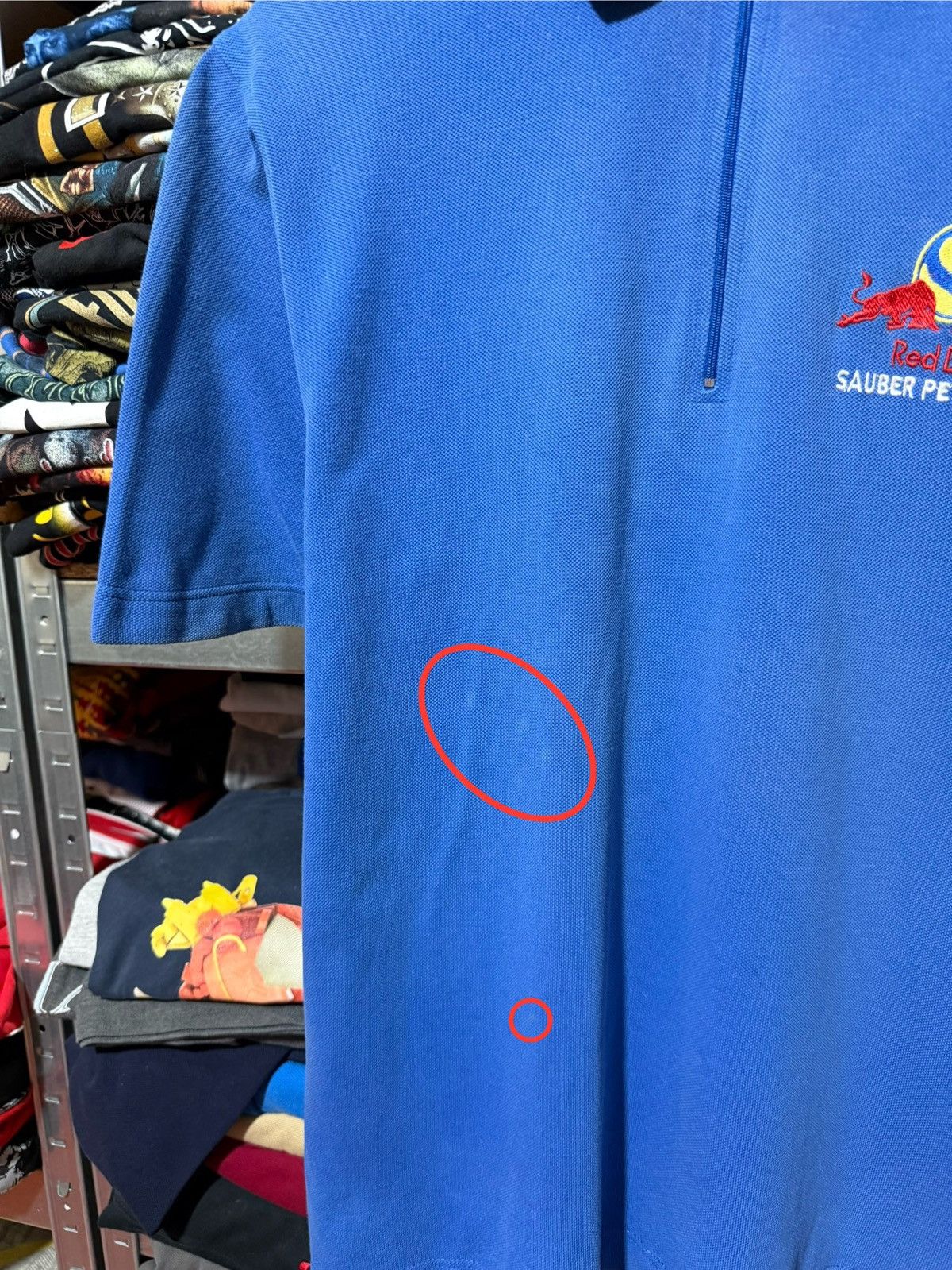 Red Bull Rare 90’s Red Bull Sauber Petronas MCM Racing F1 Polo Tee Size US XL / EU 56 / 4 - 6 Thumbnail
