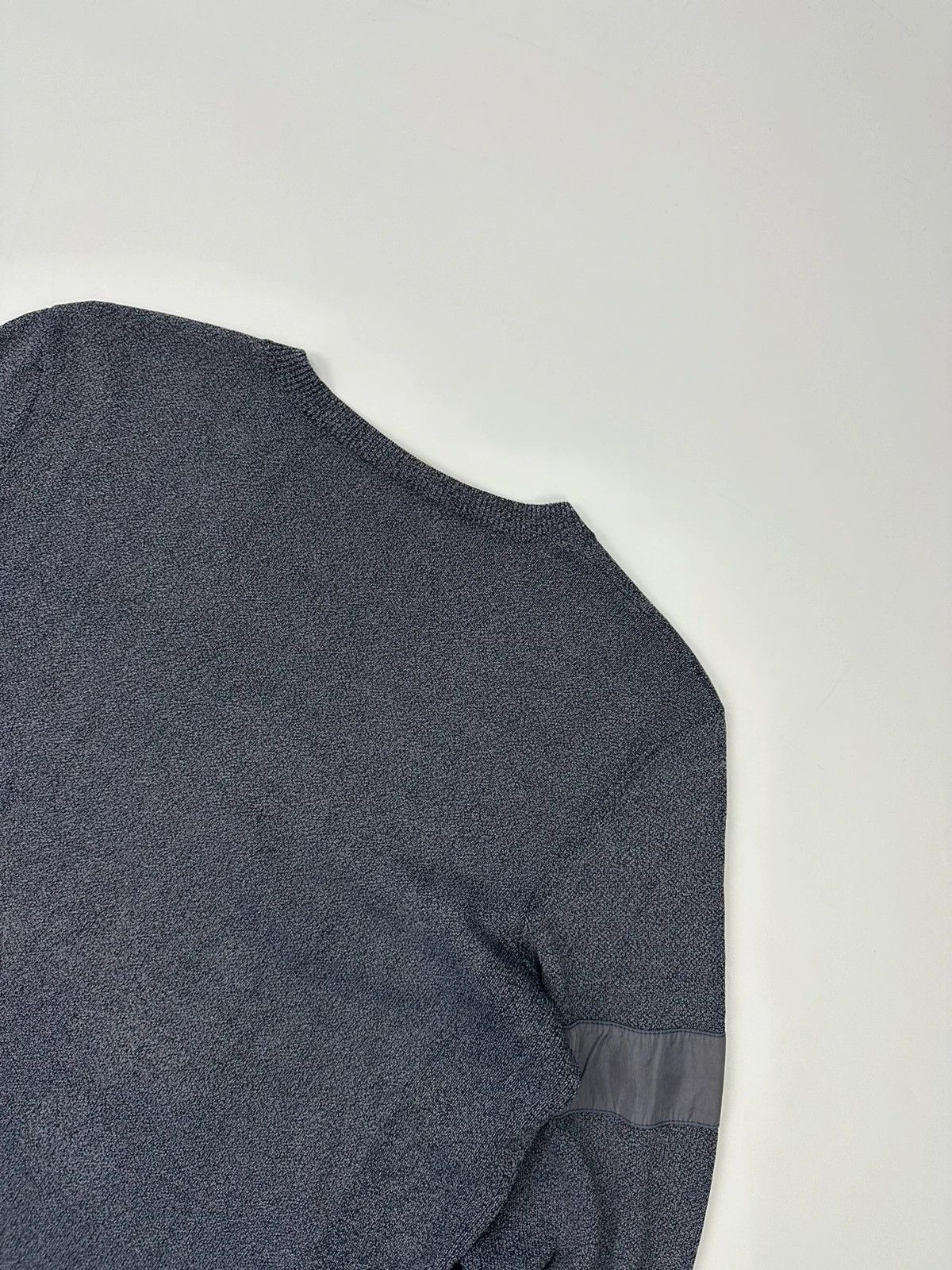 Prada Prada Sport SS2000 Heavy Nylon Grey Heathered Knit Sweater Size US M / EU 48-50 / 2 - 4 Thumbnail