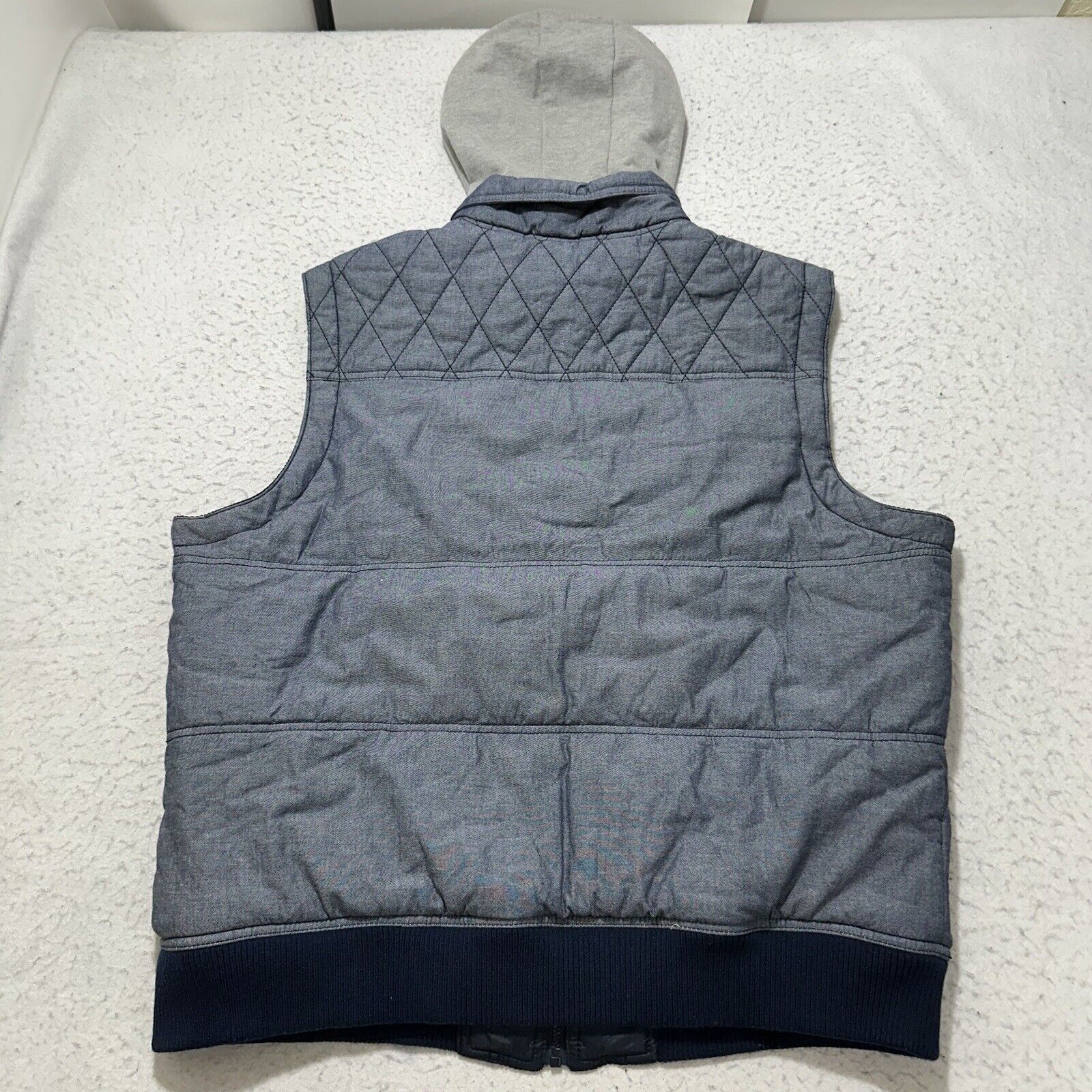 Bar III Bar III XXL Hooded Vest Sleeveless Jacket Quilted Navy Blue Size XXL / US 16-18 / IT 52-54 - 10 Thumbnail