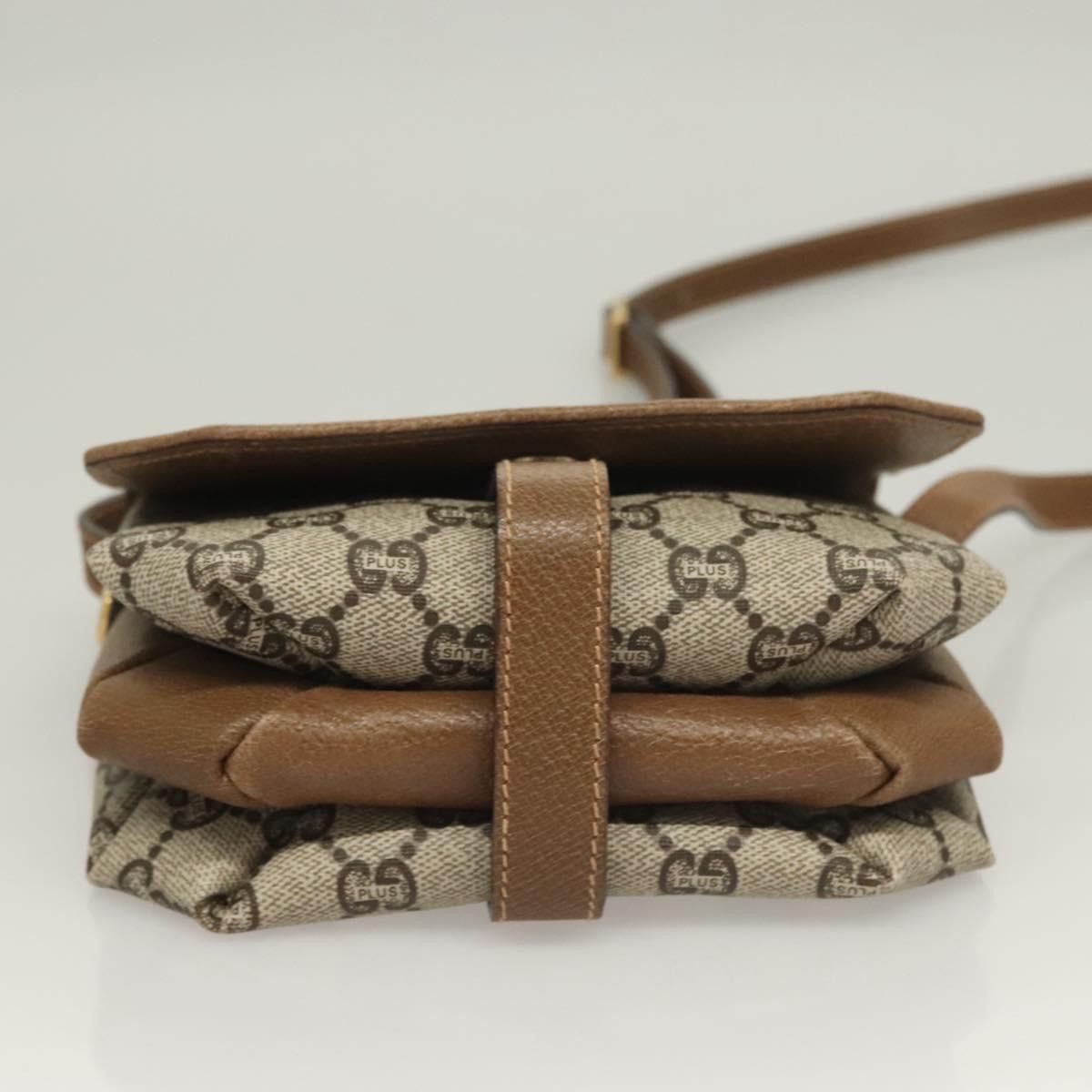 Gucci GUCCI GG Plus Supreme Shoulder Bag Pvc Beige Gold Size ONE SIZE - 9 Thumbnail