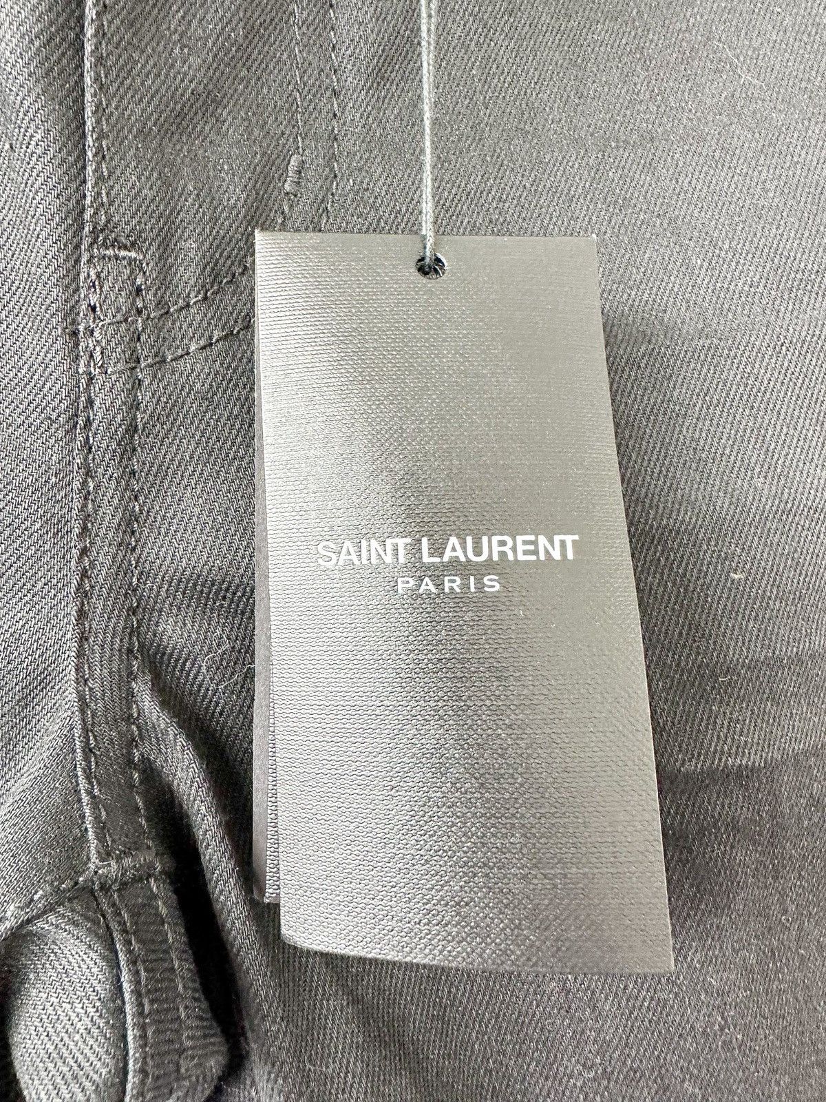 Saint Laurent Paris Saint Laurent Black Denim Cut Off Shorts Size US 28 / EU 44 - 3 Thumbnail