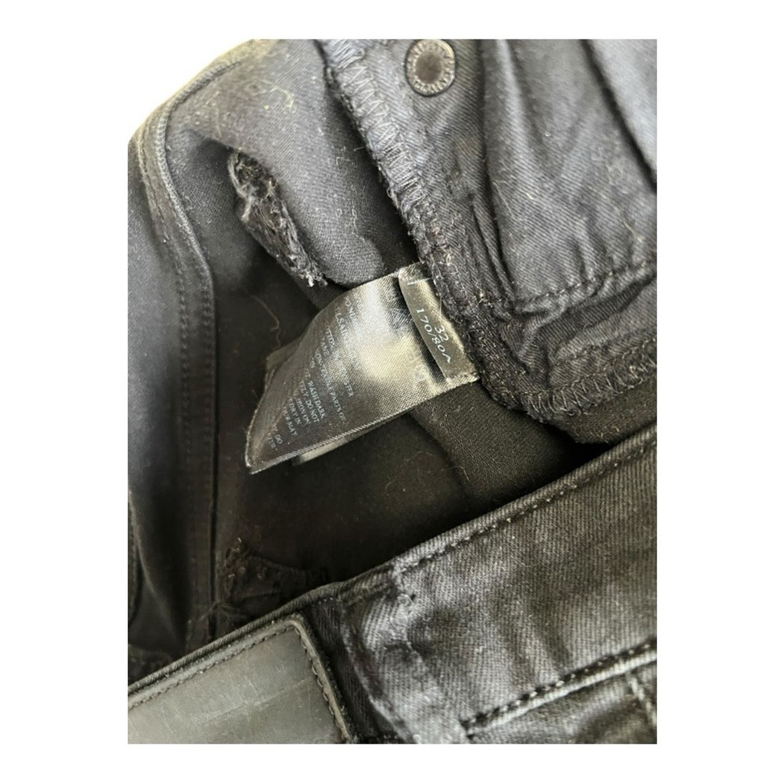 Allsaints AllSaints Mast Fit Black Skinny Jeans Denim Size W32 Size 32" / US 10 / IT 46 - 5 Thumbnail