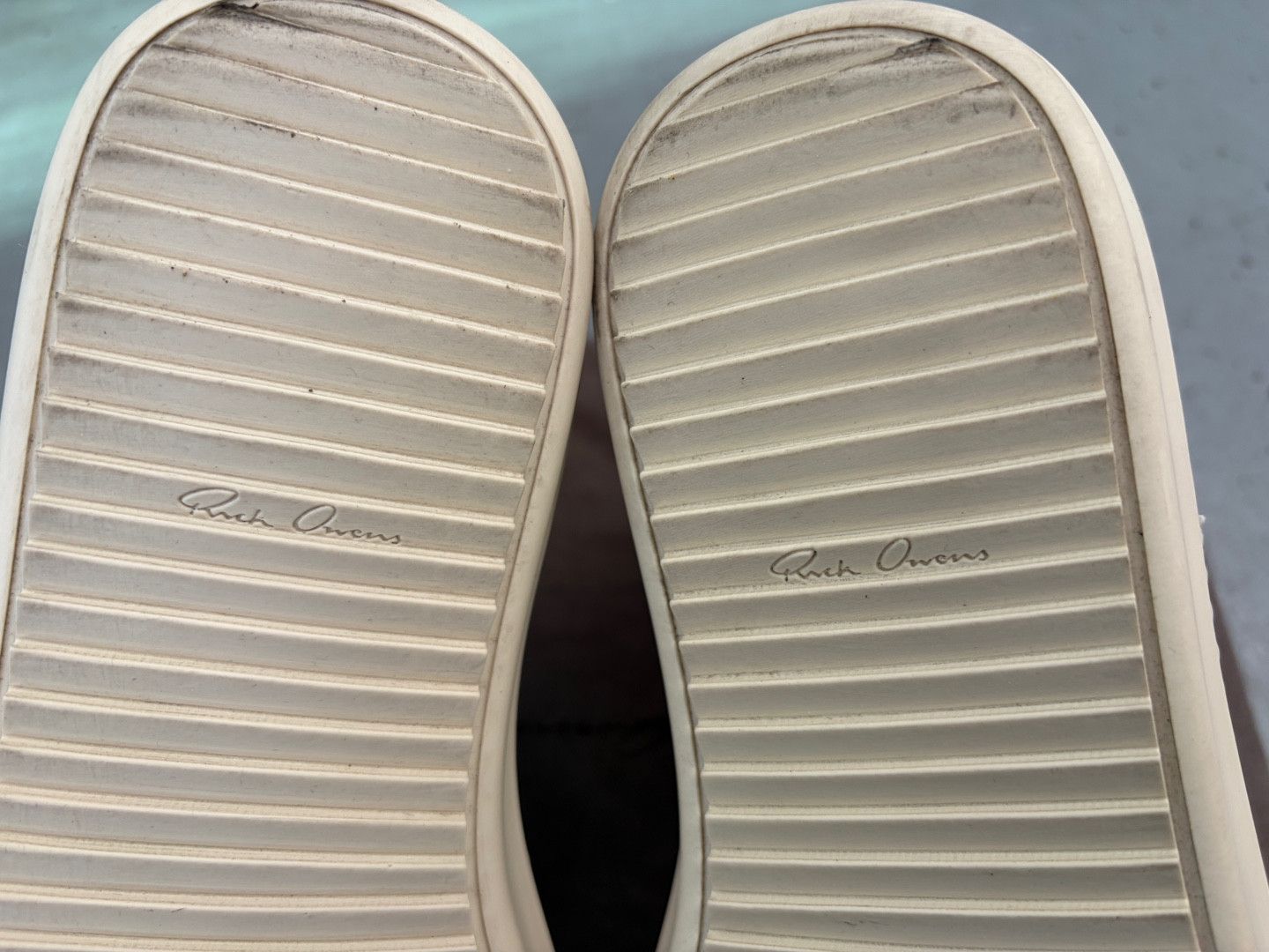 Rick Owens Rare Rick Owens F/W 12 Milk Leather Ramones High DRKSHDW Size US 8.5 / EU 41-42 - 16 Thumbnail
