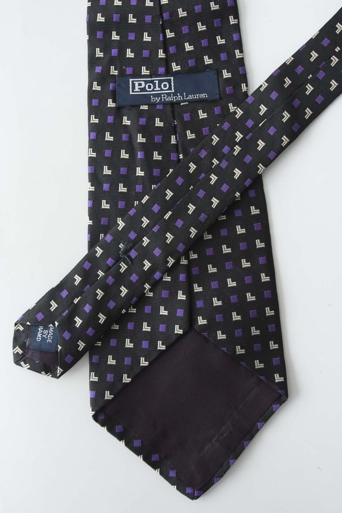 Polo Ralph Lauren Ralph Lauren Tie 100% Silk Made in USA Blue / Purple Size ONE SIZE - 3 Thumbnail