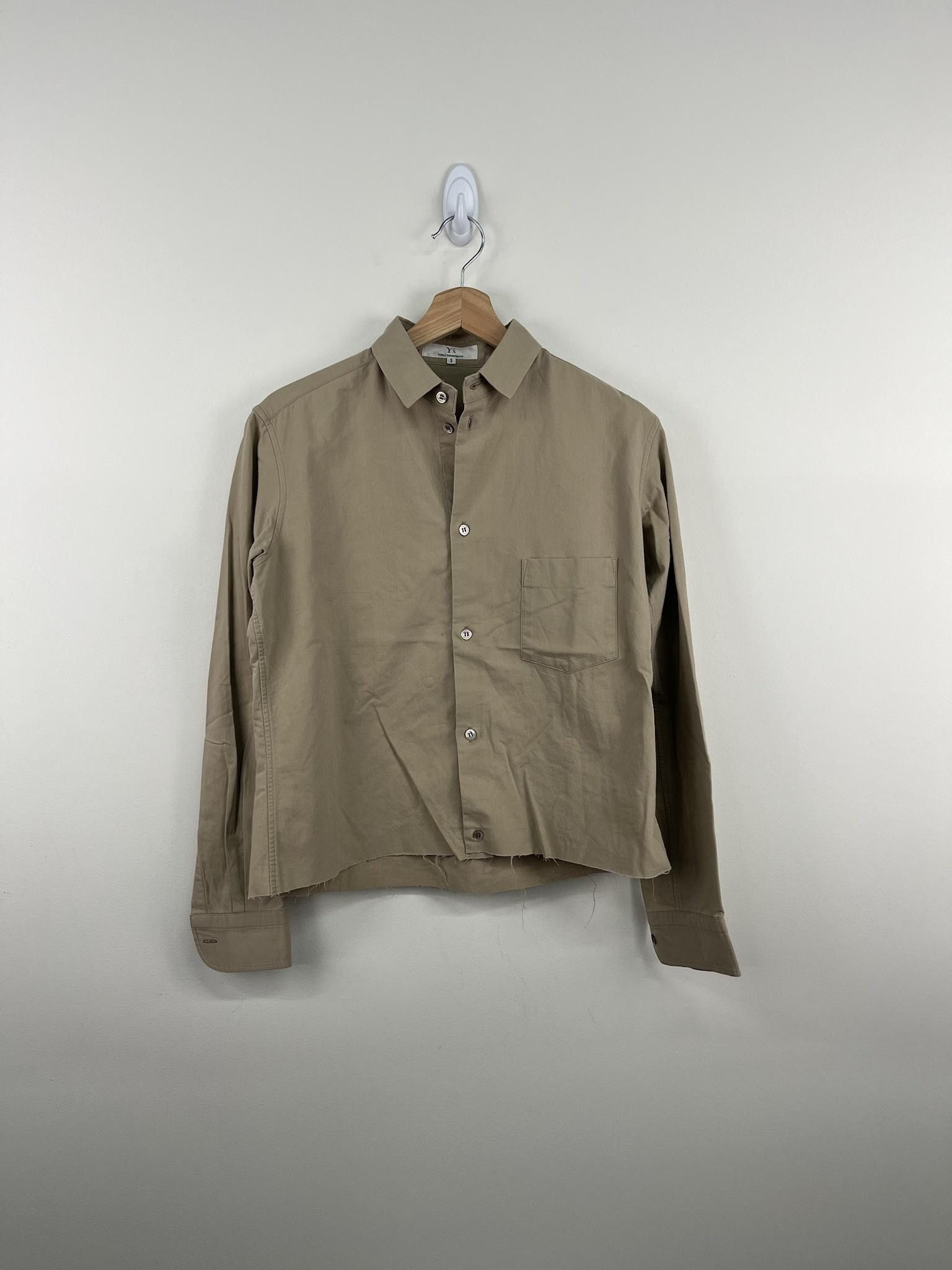 Yohji Yamamoto Yohji Yamamoto Y's Raw Hem Button Up | Grailed