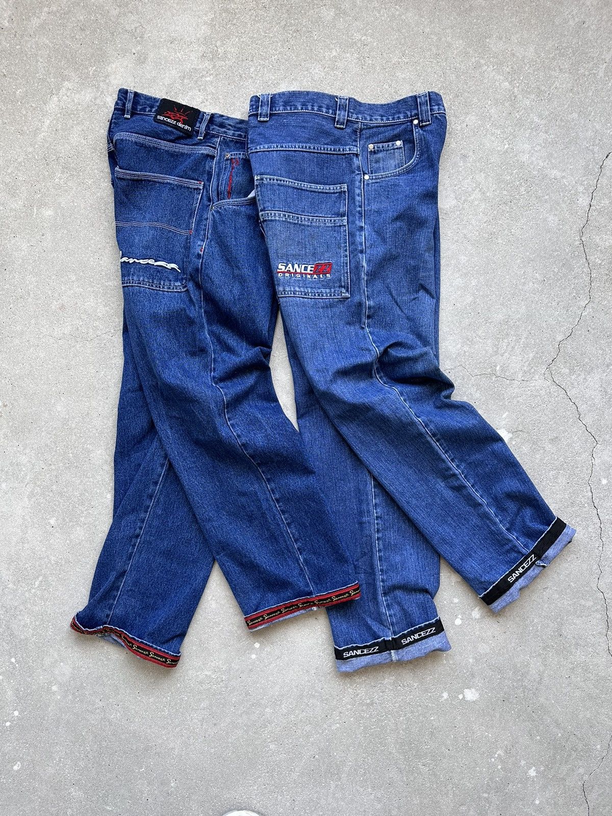 Vintage Vintage Sanchezz Baggy Rap Jeans Size US 32 / EU 48 - 1 Thumbnail