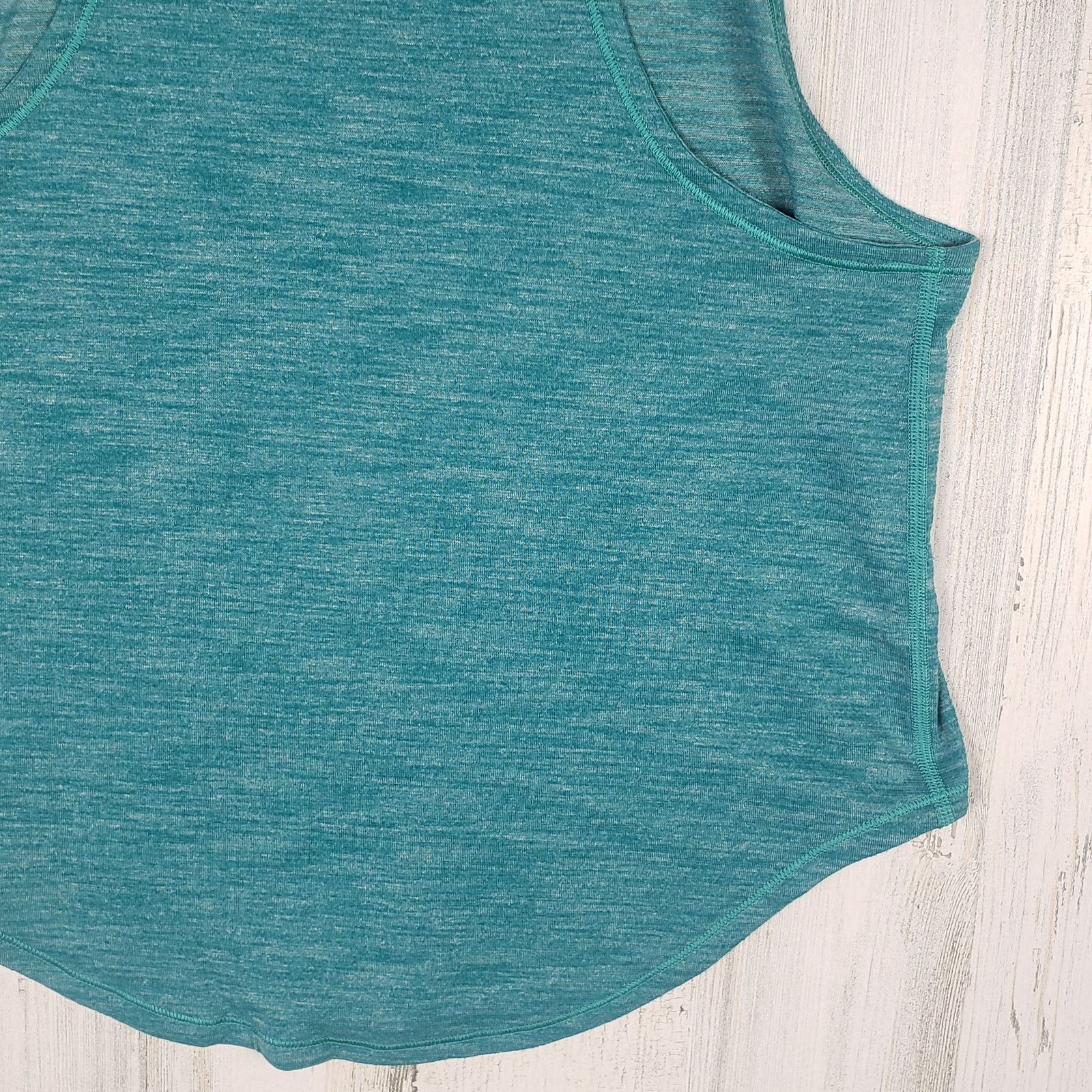 Lululemon Lululemon Athletica Turquoise Space Dye Sweat Date Tank Top Size ONE SIZE - 7 Thumbnail