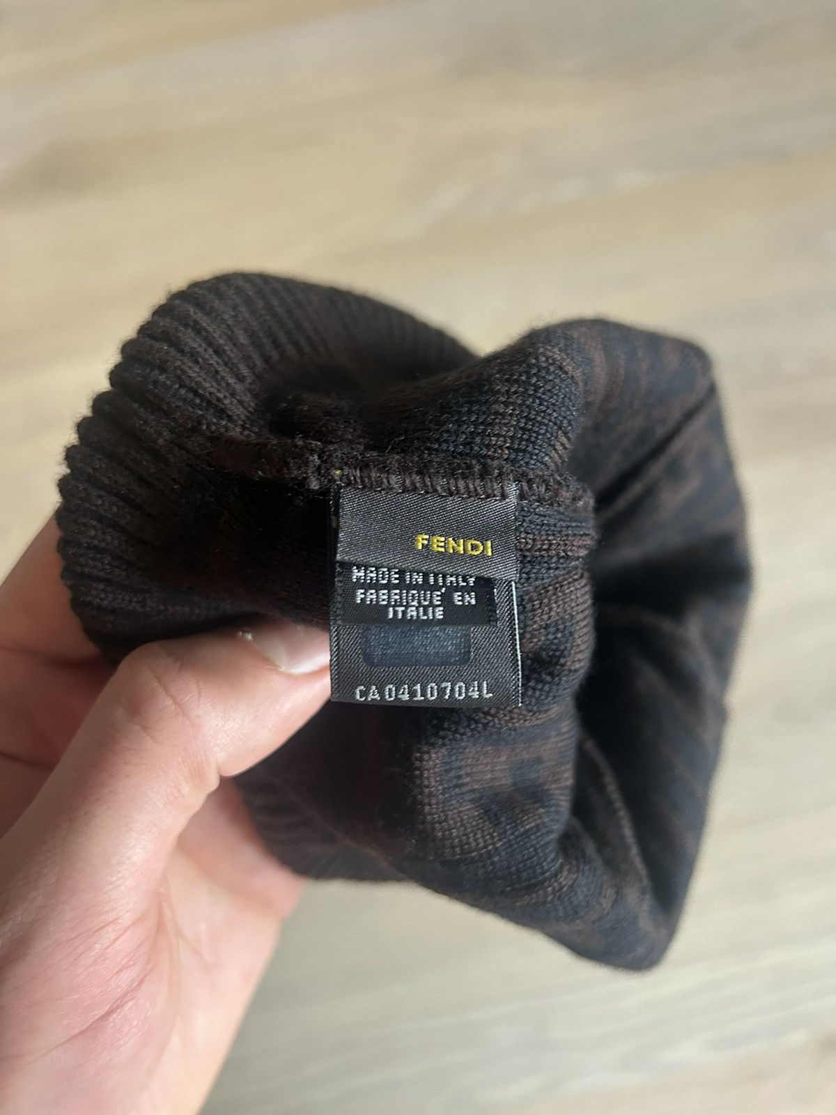 Fendi Fendi 100% Wool Pom-Pom Beanie Size ONE SIZE - 3 Thumbnail