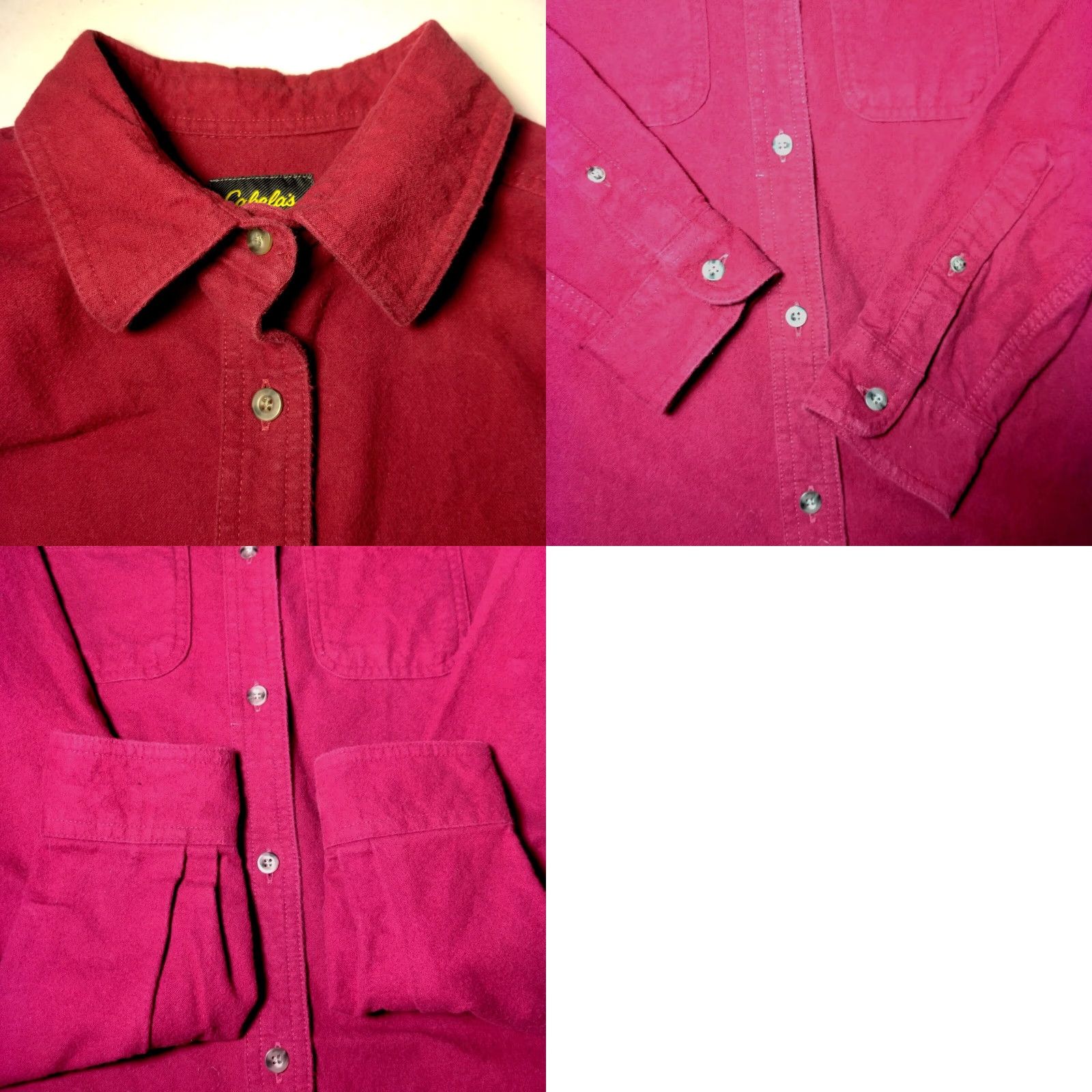 Vintage VINTAGE Cabela's Chamois Shirt Men’s Medium Red Heavyweight Flannel Cotton Collared Button-Up Workwear Size US M / EU 48-50 / 2 - 8 Thumbnail