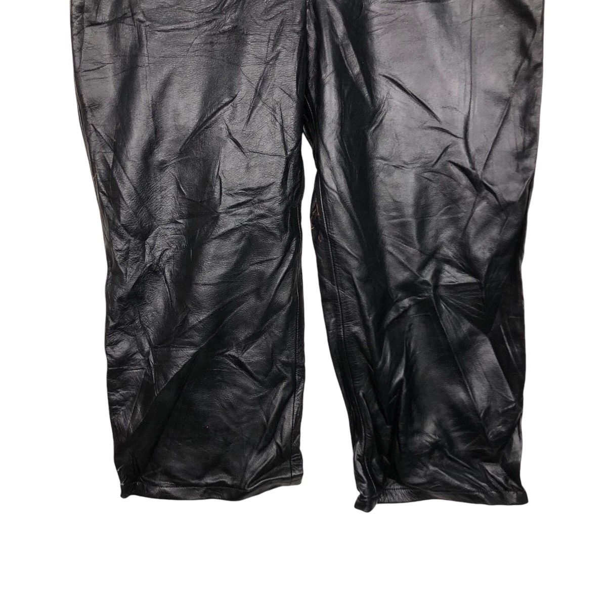 Genuine Leather 📌Vintage Short Leather Pants Horn Works Size US 44 / EU 60 - 6 Thumbnail