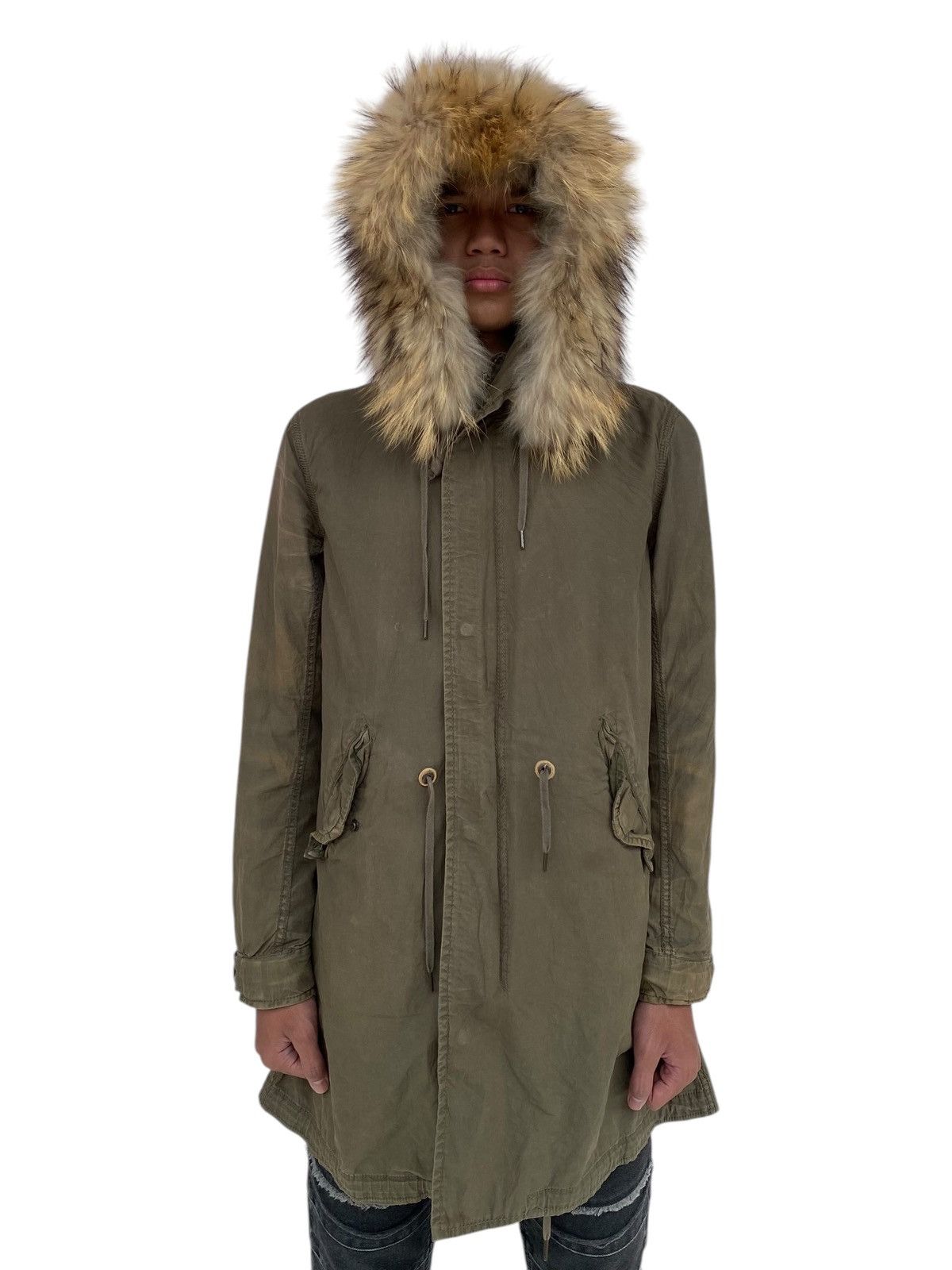 If Six Was Nine 2000s GOA - Apocalypse Fur Hoodie Jacket Size US M / EU 48-50 / 2 - 3 Thumbnail