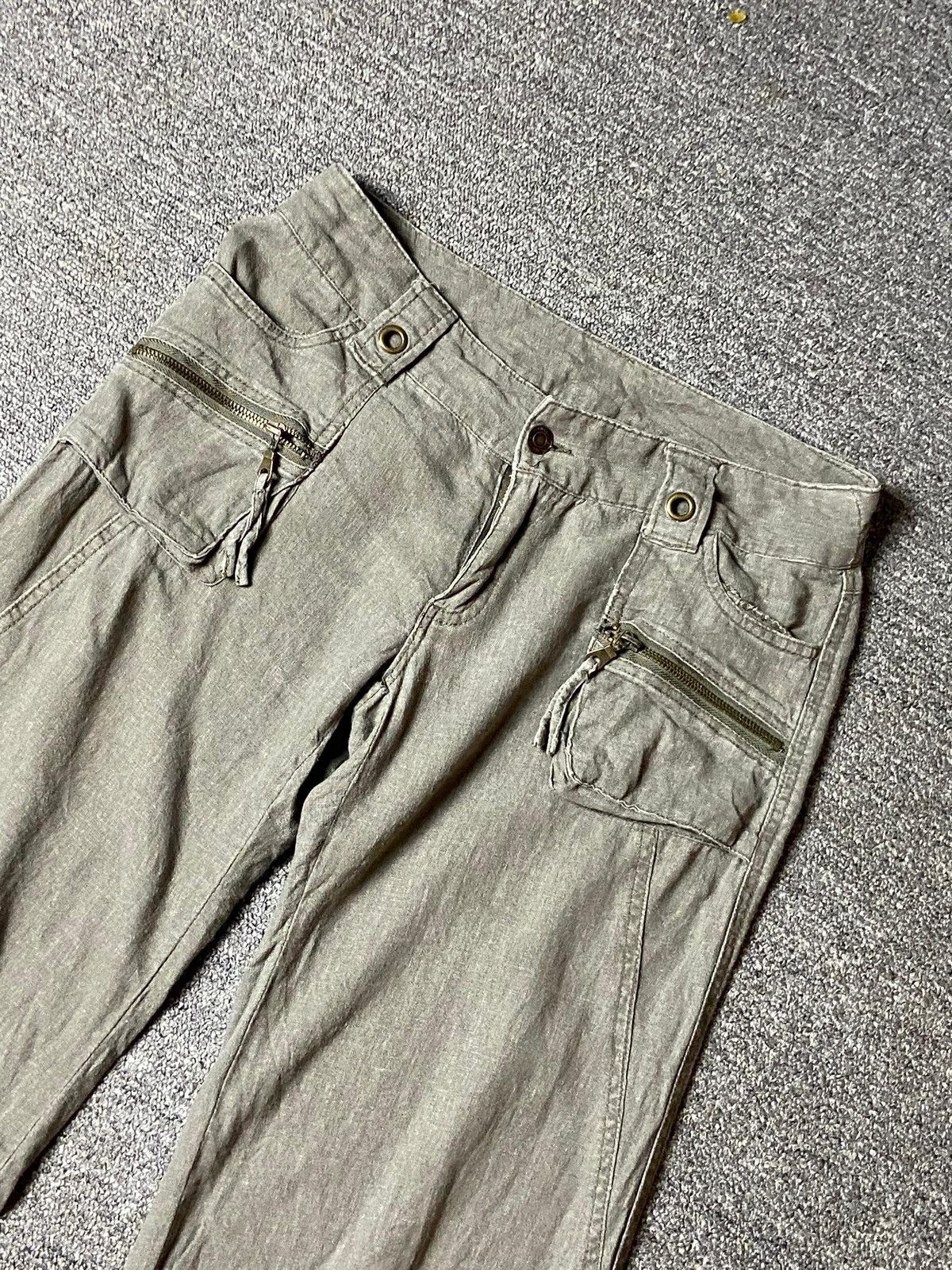 Japanese Brand × Other × Vintage Japanese Brand Rayon Flared Pants with Pocket (122) Size US 29 - 8 Thumbnail