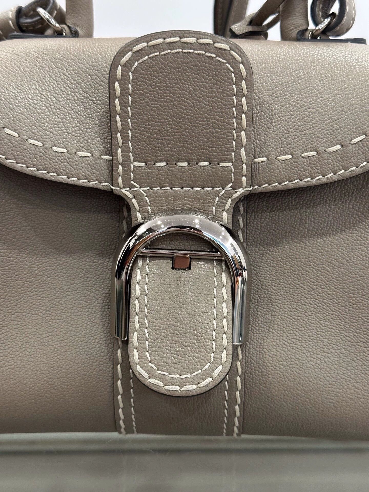Delvaux Delvaux Brillant 20cm Elephant Gray Tote/Shoulder/Crossbody Size ONE SIZE - 4 Thumbnail