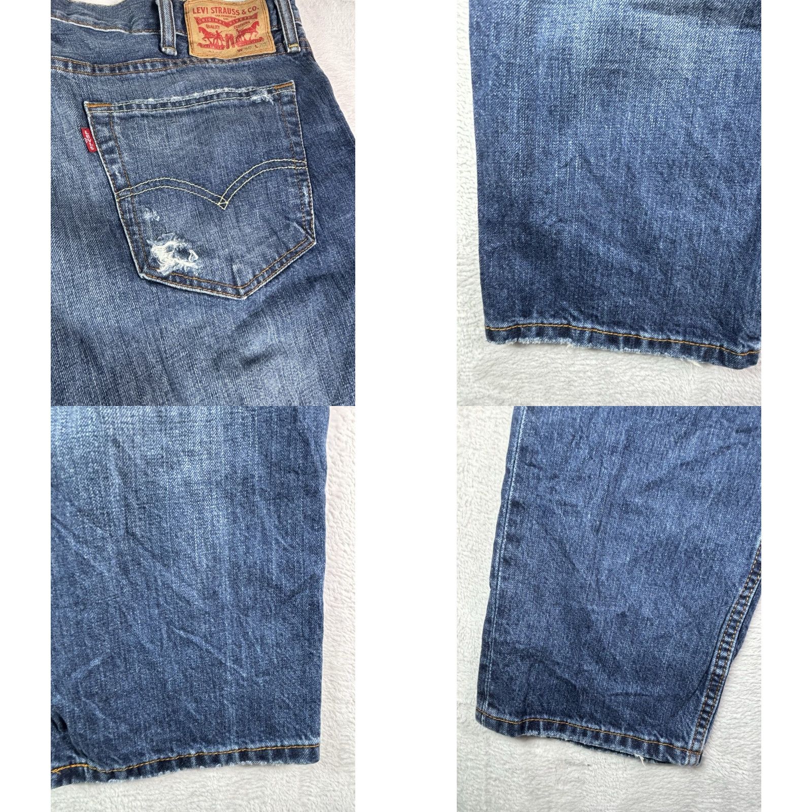 Levi's Levi's 511 Jeans Mens Regular Fit Straight 40x32 Blue Denim 5-Pocket Logo Vintage: No Size US 40 / EU 56 - 9 Thumbnail