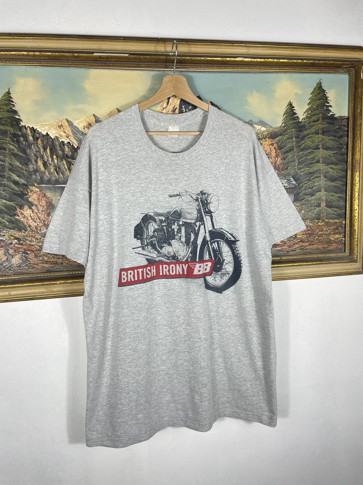 Band Tees × Vintage Vintage Retro 90s Billy Bragg “British Irony” T shirt Size US XL / EU 56 / 4 - 3 Thumbnail