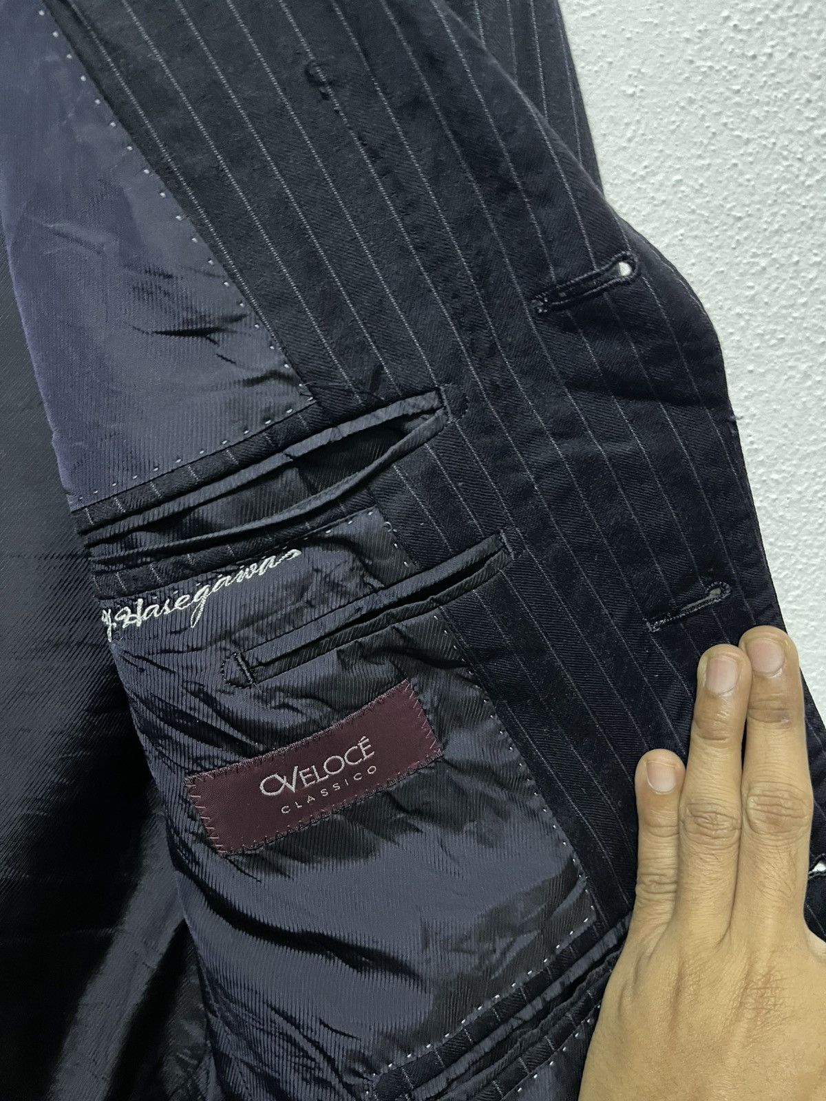 Japanese Brand × Loro Piana × Vintage 90s LORO PIANA STRIPES BLAZZER RARE DESIGN Size US S / EU 44-46 / 1 - 11 Thumbnail