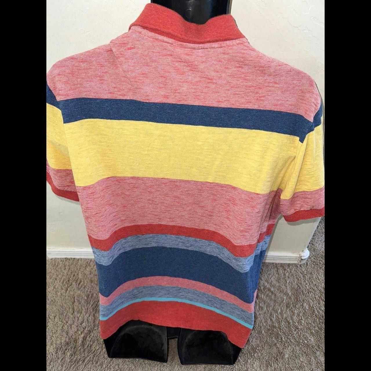 Lacoste Vintage Lacoste Striped Polo Size Size US XXL / EU 58 / 5 - 4 Thumbnail