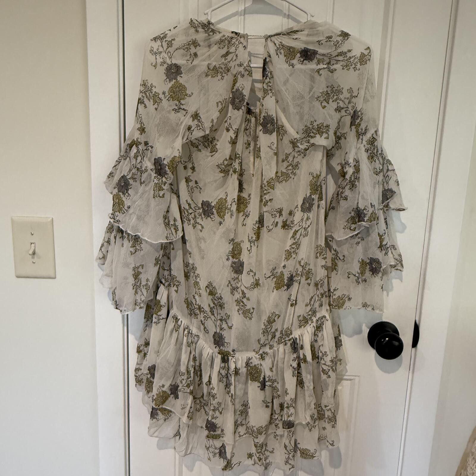 Free People Free People Sheer Sunsetter Flora Ruffle Dress-XS Size XS / US 0-2 / IT 36-38 - 5 Thumbnail