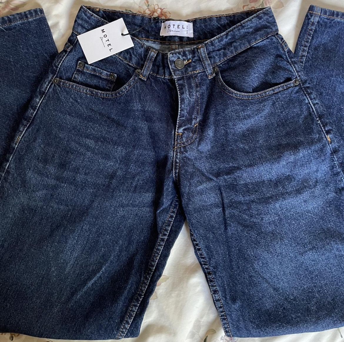 Other Motel Rocks Extra wide Low Rise Mid Blue Jeans Size 24" / US 00 / IT 34 - 4 Thumbnail