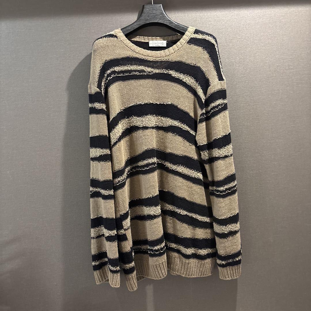 Yohji Yamamoto yohji yamamoto POUR HOMME 24ss COLOR-BLOCKED striped knit Size US L / EU 52-54 / 3 - 1 Thumbnail