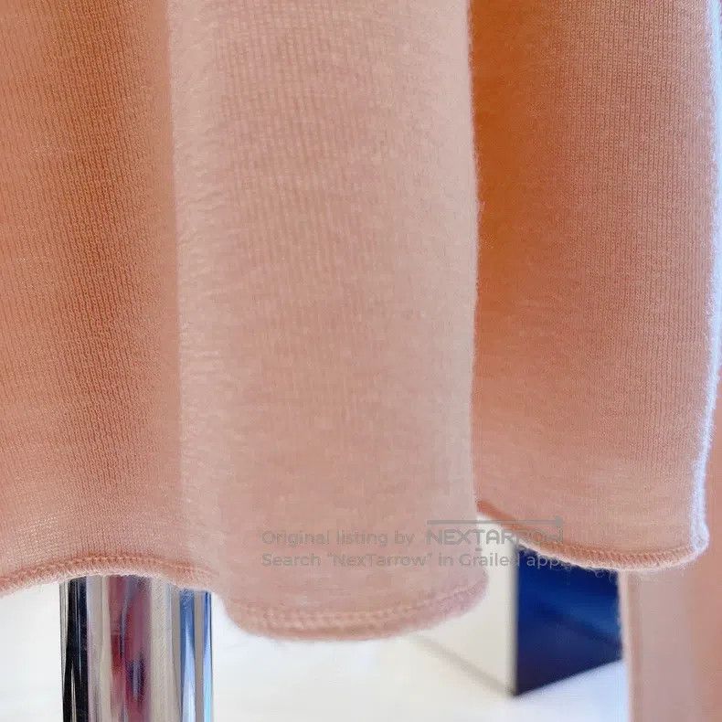Loro Piana Loro Piana Naked pink ultra-thin cashmere base layer Size S / US 4 / IT 40 - 6 Thumbnail