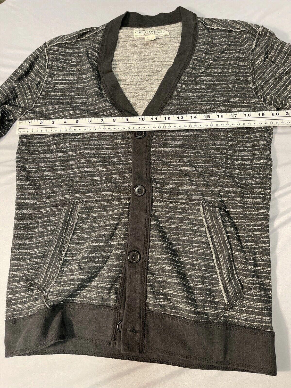 Designer Chor Clothing Co. Sz LG Cotton Cardigan Button Front Size L / US 10 / IT 46 - 6 Thumbnail